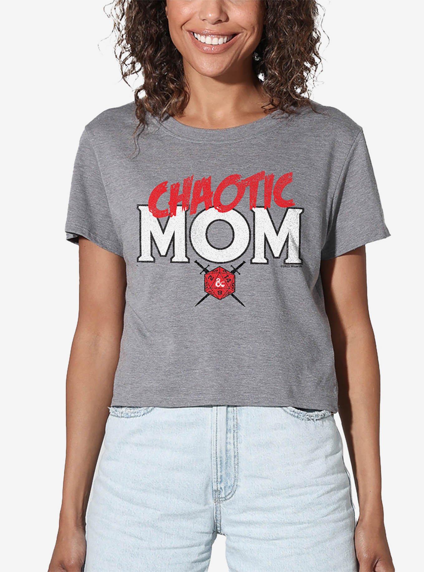 Dungeons & Dragons Chaotic Mom Women's Crop Top T-Shirt, , hi-res