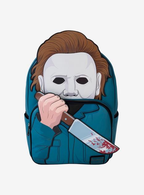 Loungefly Michael Myers Halloween Mask Glow in the Dark Mini Backpack NWT Halloween Michael Myers Jack-O main image 3