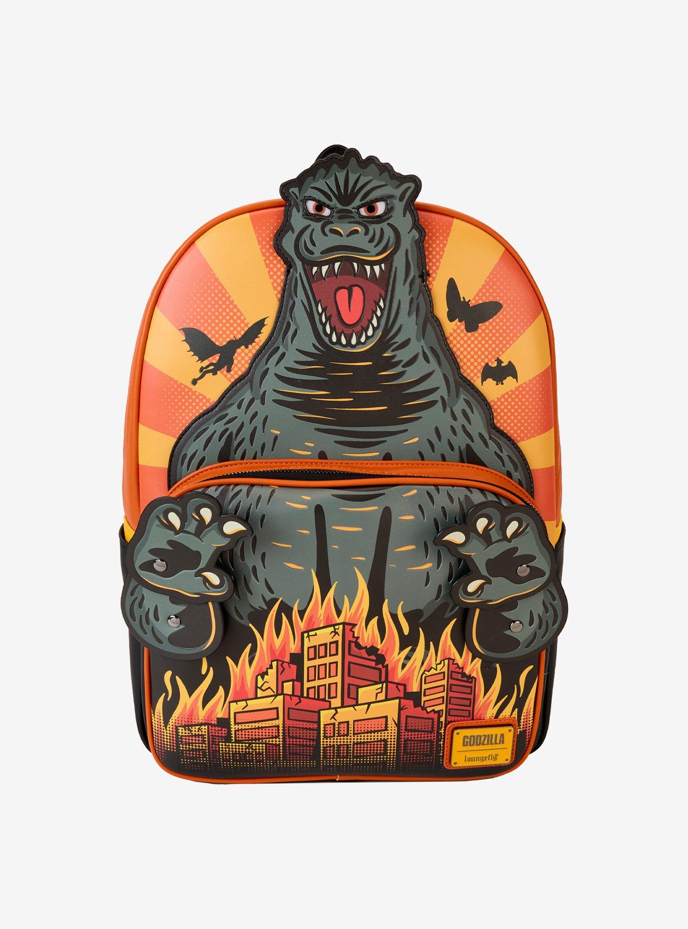 Loungefly Godzilla City Flames Mini Backpack, , hi-res