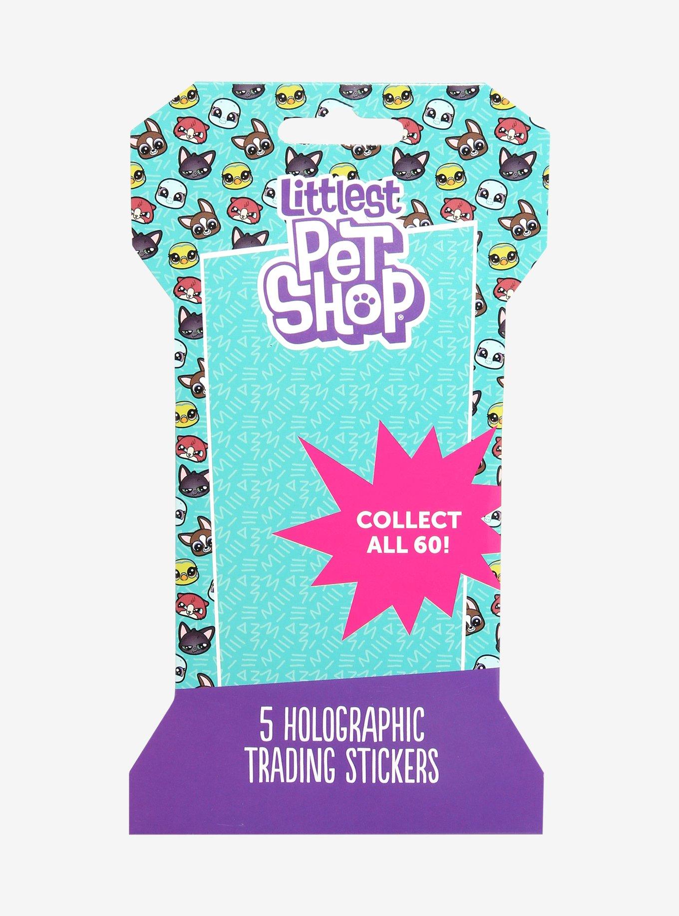 Littlest Pet Shop Holographic Trading Sticker Pack, , hi-res