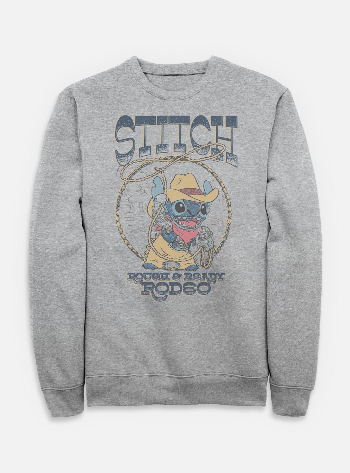 Disney Lilo & Stitch Rough & Ready Rodeo Sweatshirt BoxLunch Exclusive, , hi-res