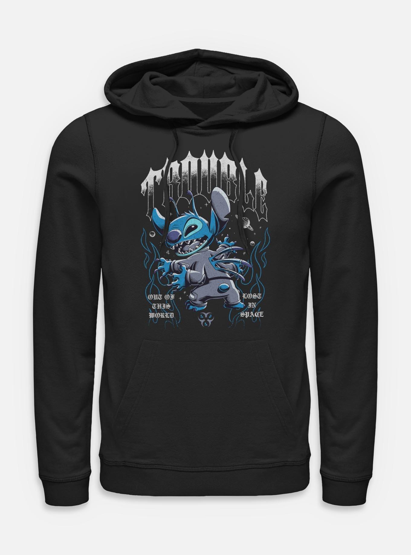 Disney Lilo & Stitch Cosmic Trouble Hoodie BoxLunch Web Exclusive,New Products : American Fashion Style Bags On Sale