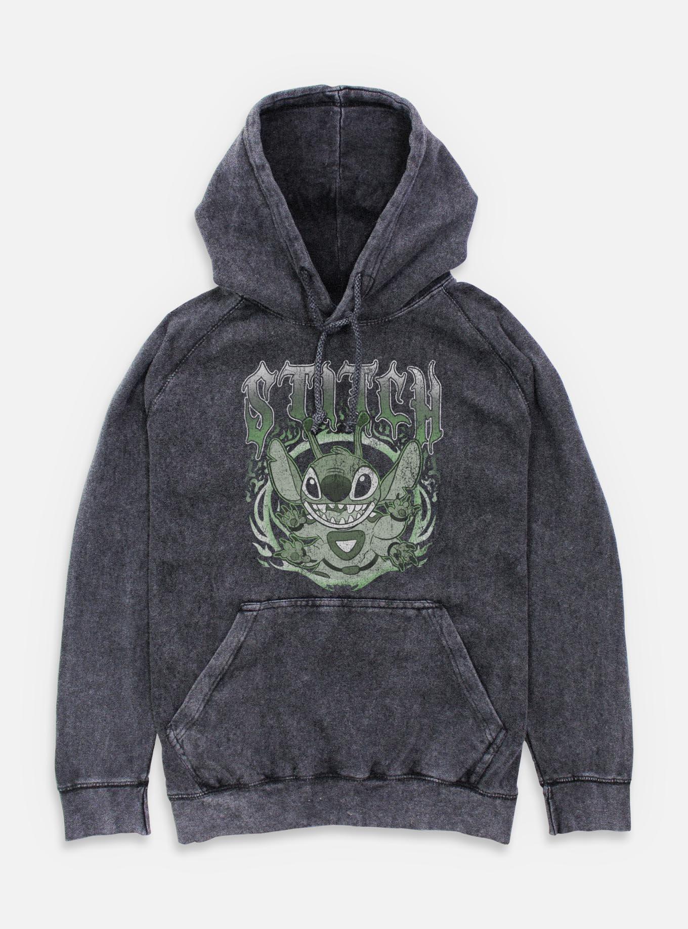 Disney Lilo & Stitch Experiment 626 Mineral Wash Hoodie BoxLunch Web Exclusive,New Products : American Fashion Style Bags On Sale