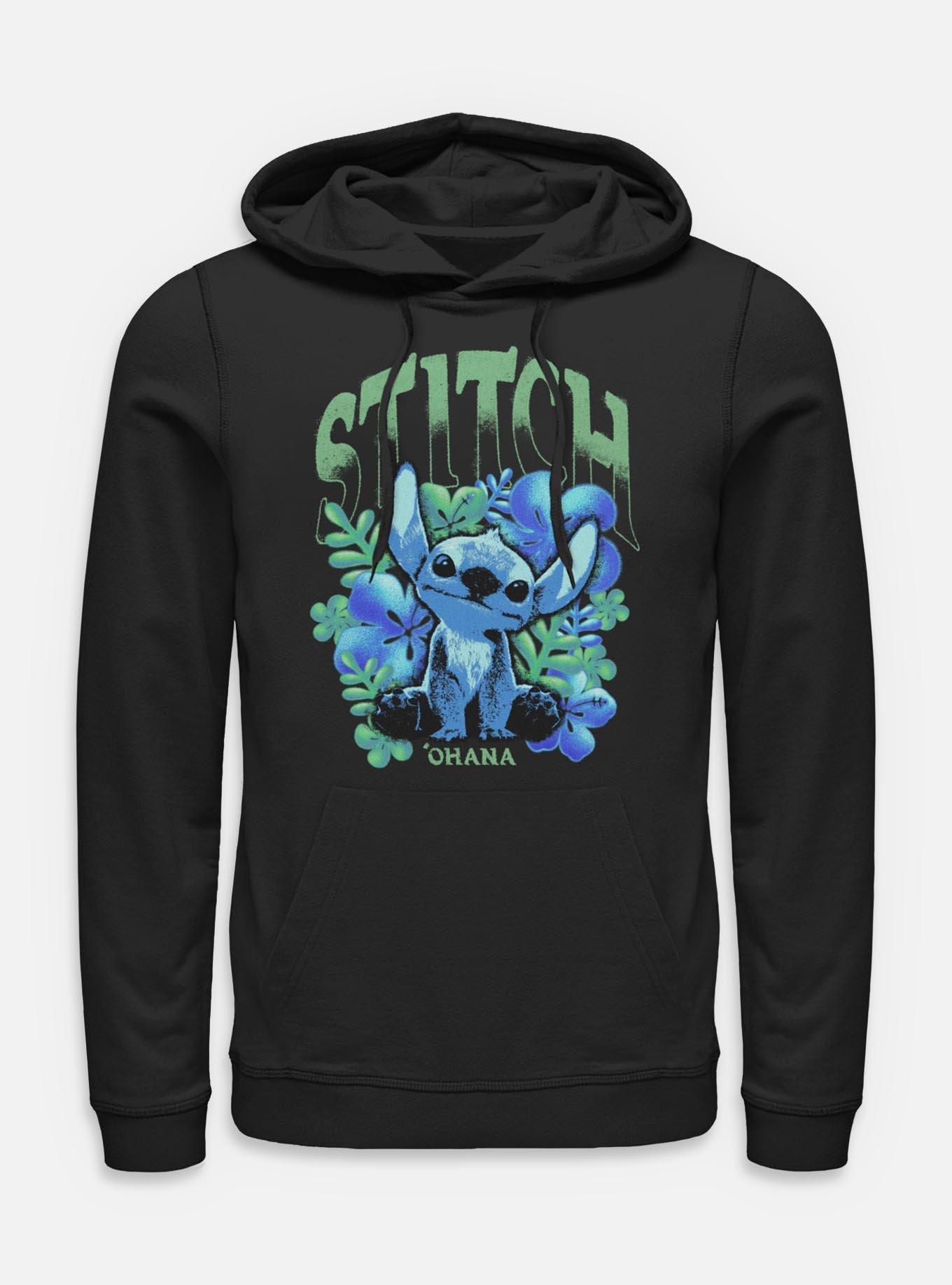 Disney Lilo & Stitch Dark Floral Hoodie BoxLunch Web Exclusive,New Products : American Fashion Style Bags On Sale