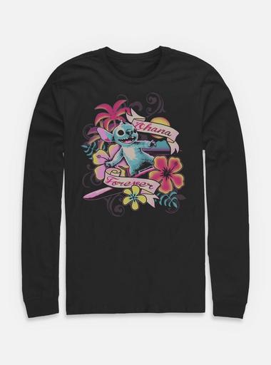 Disney Lilo & Stitch Surf Ohana Forever Long-Sleeve T-Shirt