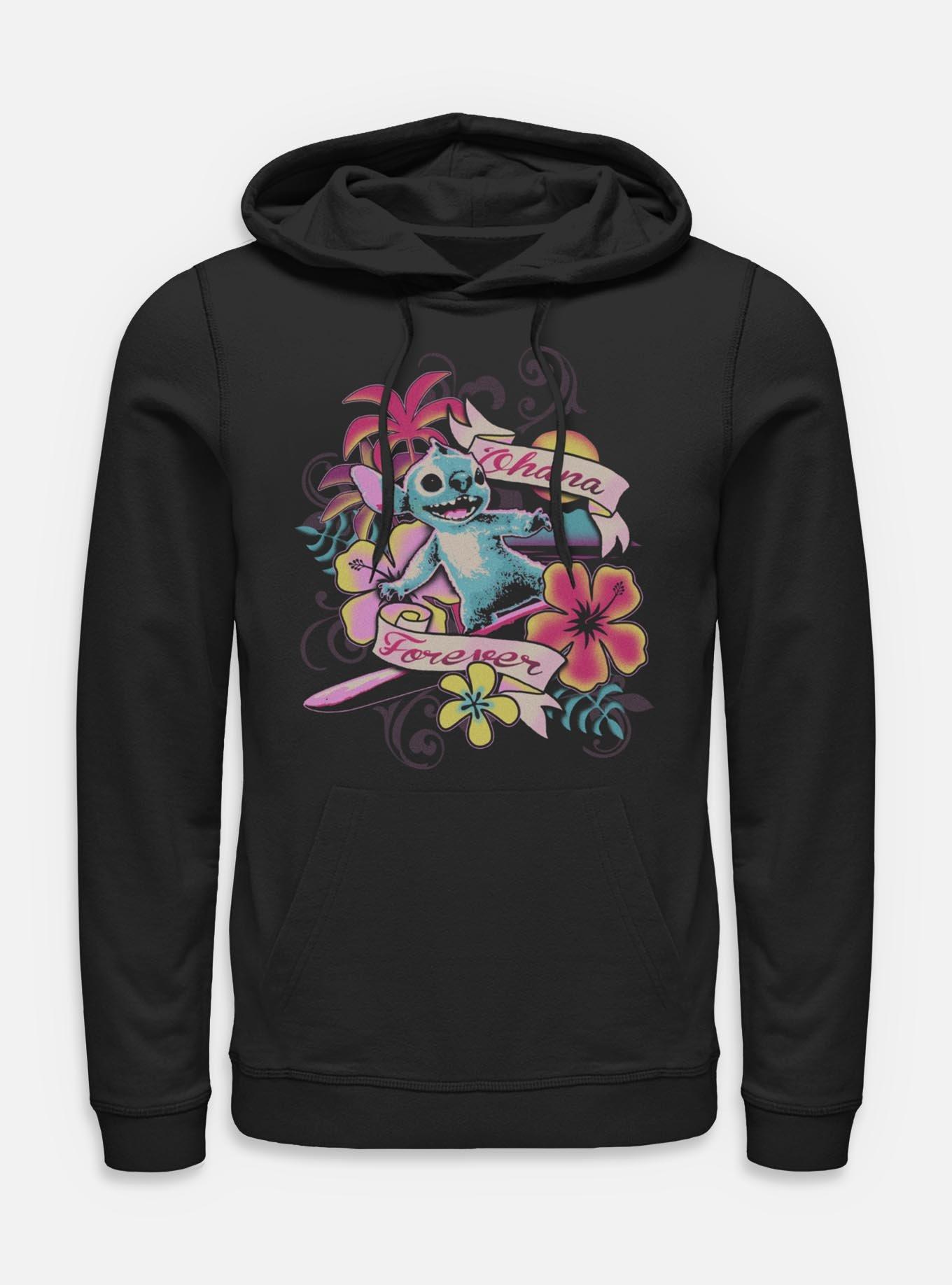 Disney Lilo & Stitch Surf Ohana Forever Hoodie BoxLunch Exclusive, , hi-res