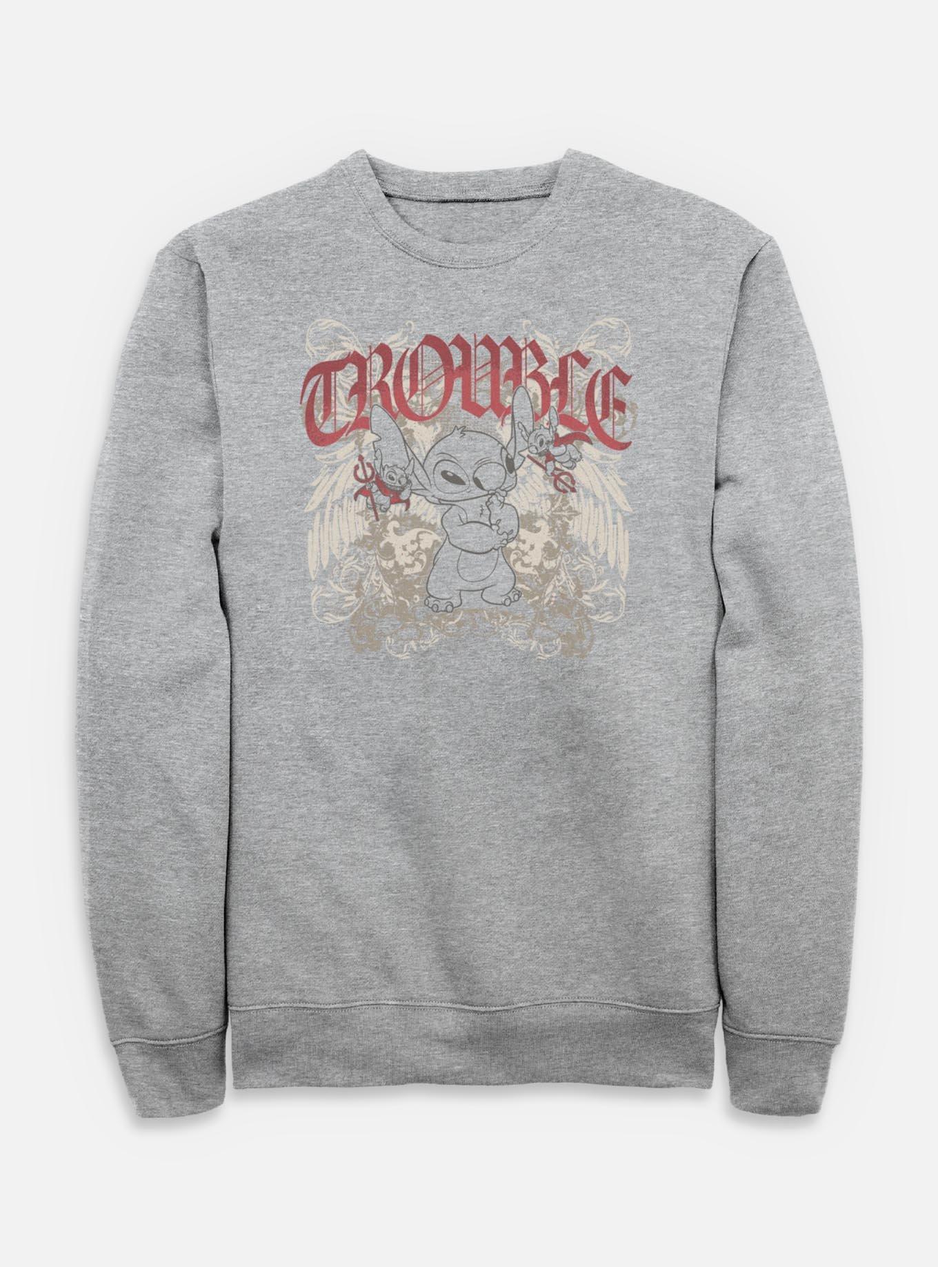 Disney Lilo & Stitch Total Trouble Sweatshirt BoxLunch Exclusive, , hi-res