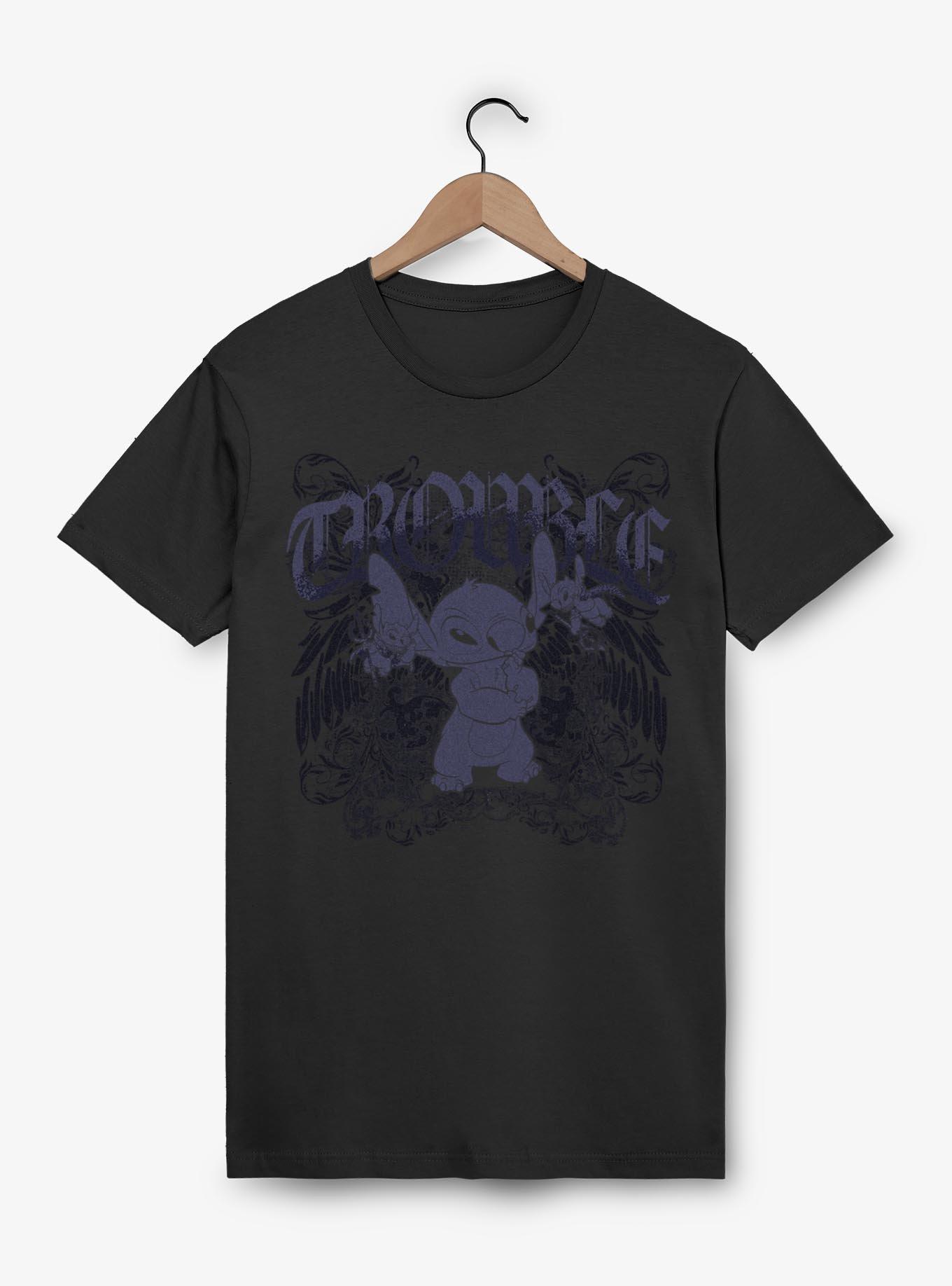Disney Lilo & Stitch Total Trouble T-Shirt BoxLunch Web Exclusive,New Products : American Fashion Style Bags On Sale