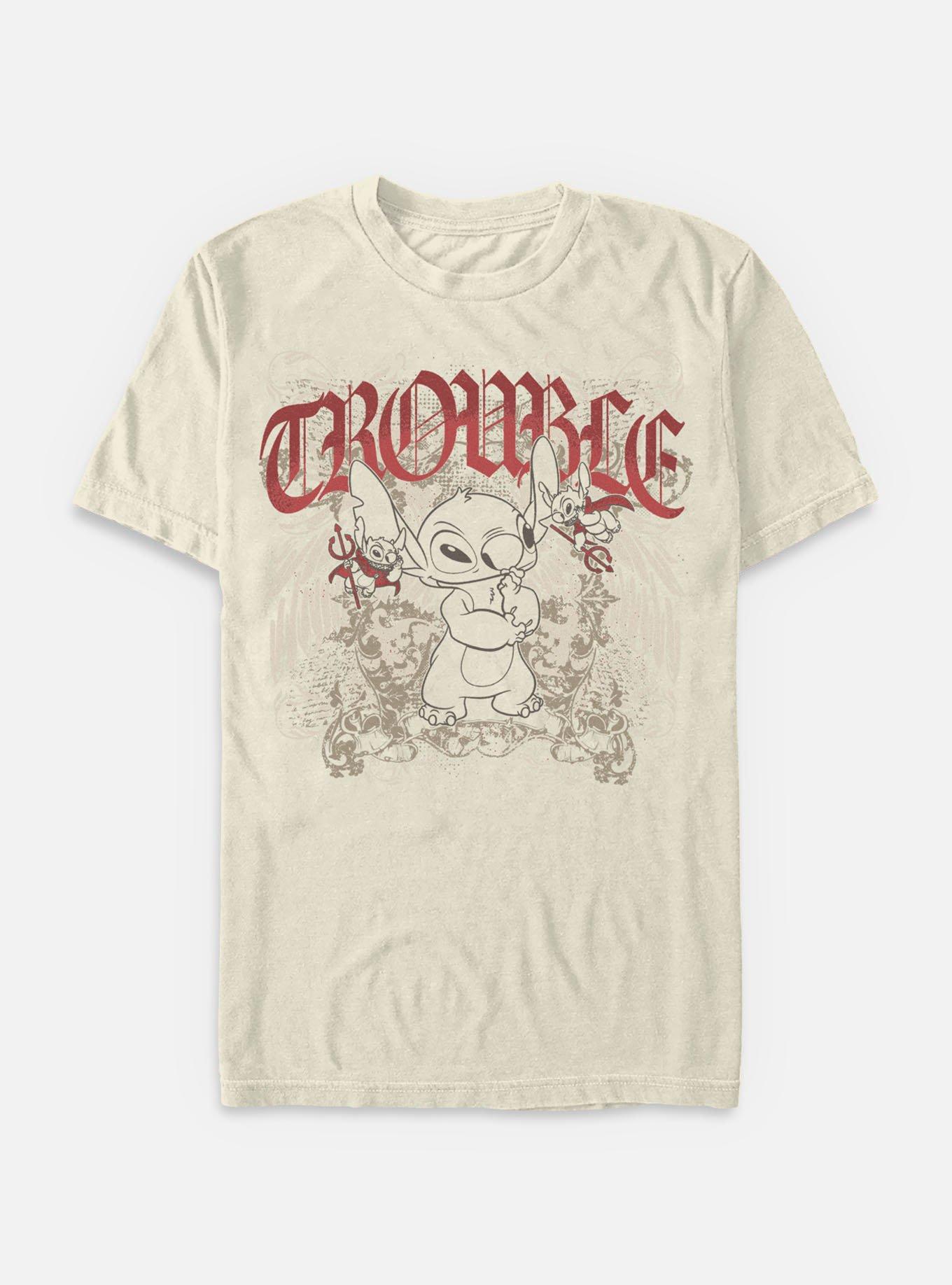 Disney Lilo & Stitch Total Trouble Garment Dye T-Shirt BoxLunch Exclusive, , hi-res