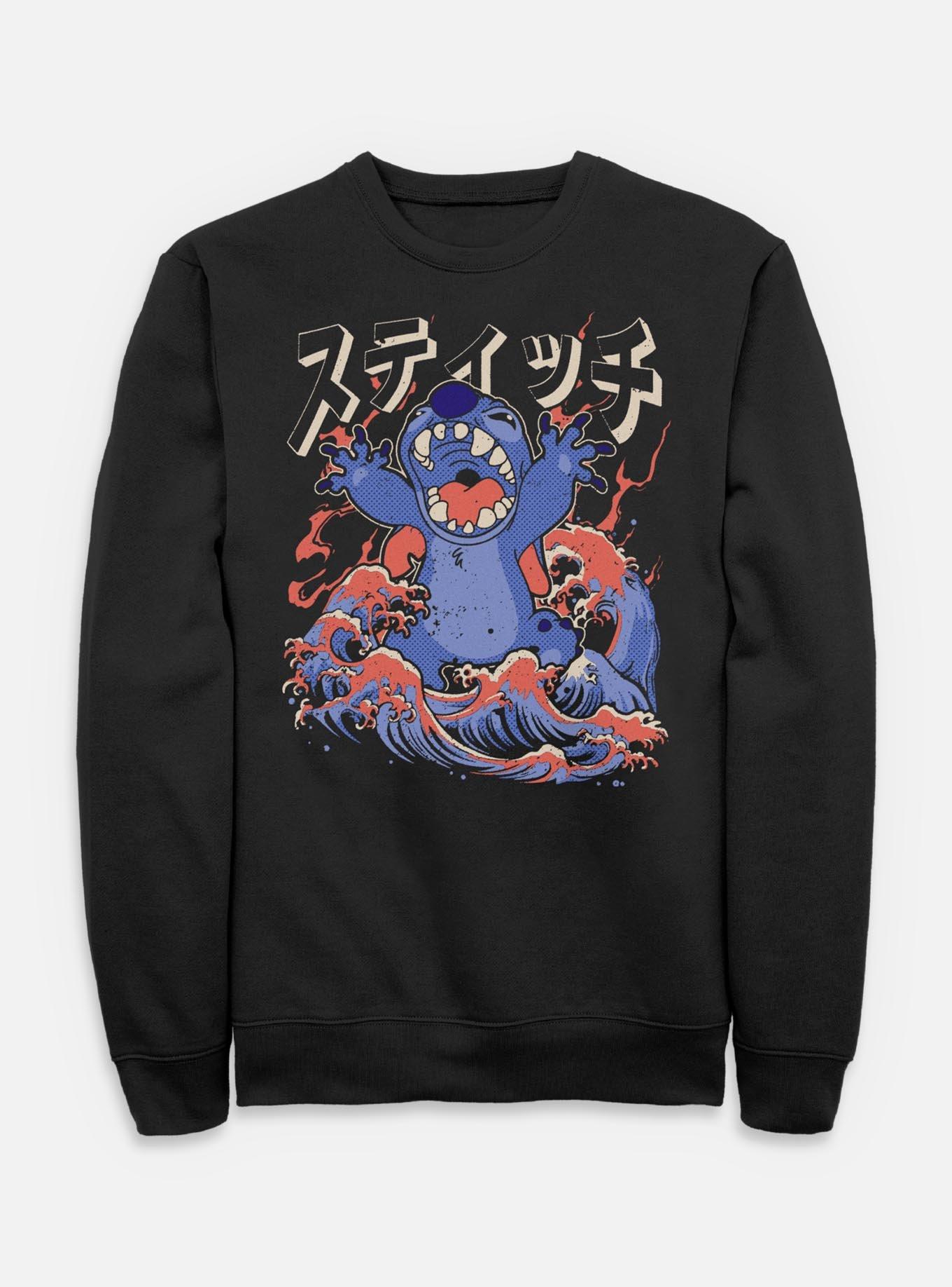 Disney Lilo & Stitch Kaiju Stitch Sweatshirt BoxLunch Web Exclusive,New Products : American Fashion Style Bags On Sale