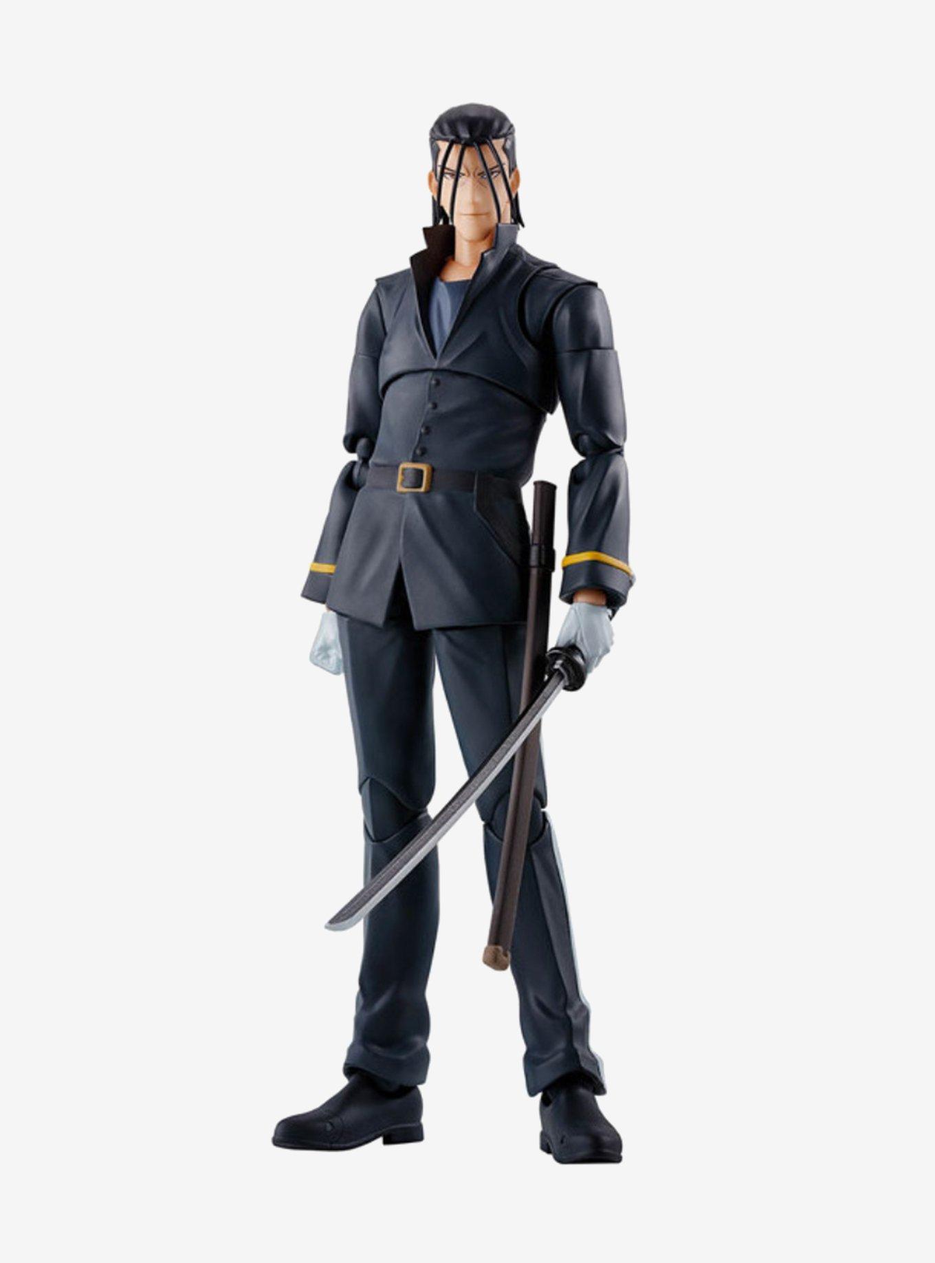 Bandai Spirits Rurouni Kenshin: Meiji Swordsman Romantic Story S.H.Figuarts Hajime Saito Figure, , hi-res