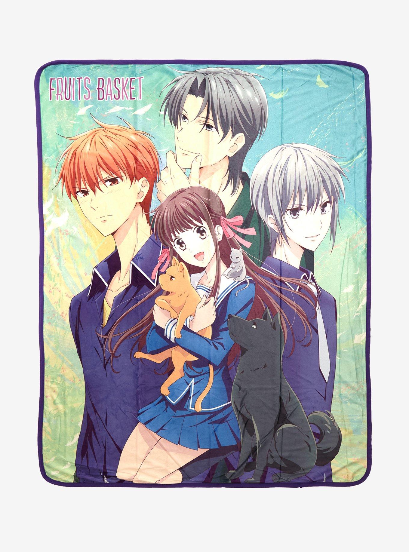 Fruits Basket Group Throw Blanket, , hi-res