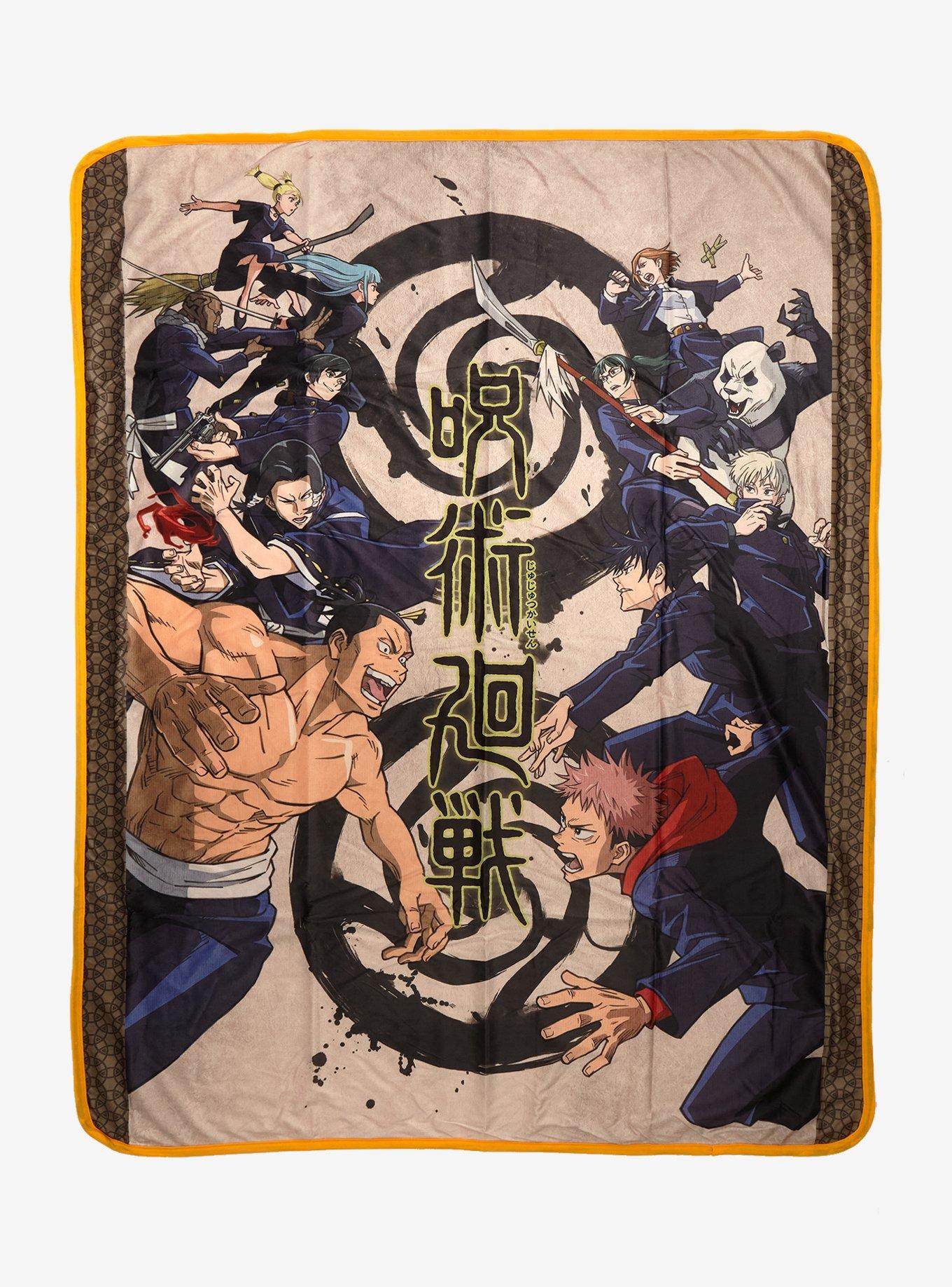 Jujutsu Kaisen Goodwill Event Group Throw Blanket, , hi-res