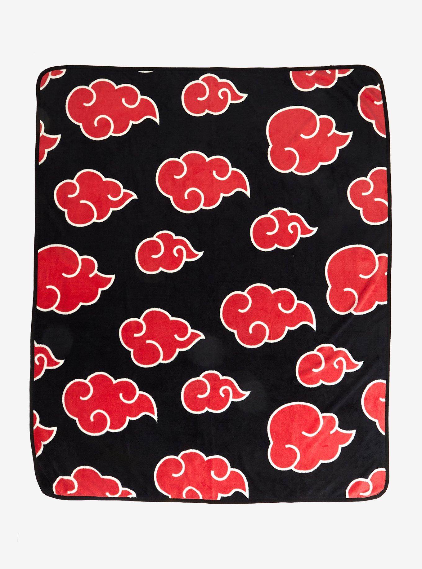 Naruto Shippuden Akatsuki Cloud Throw Blanket, , hi-res