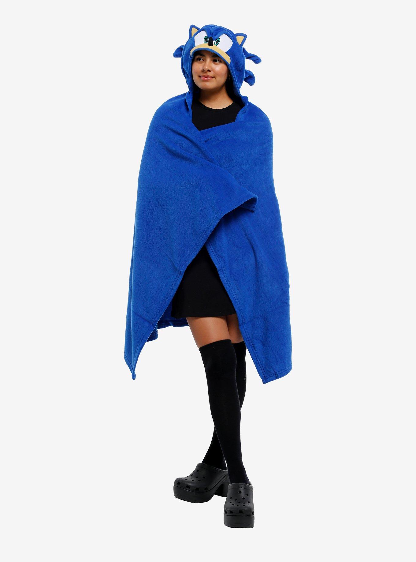 Sonic The Hedgehog Hooded Throw Blanket, , hi-res