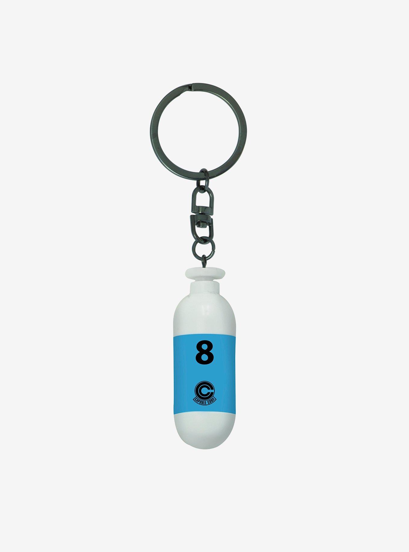 Dragon Ball Z Blue Capsule Key Chain, , hi-res