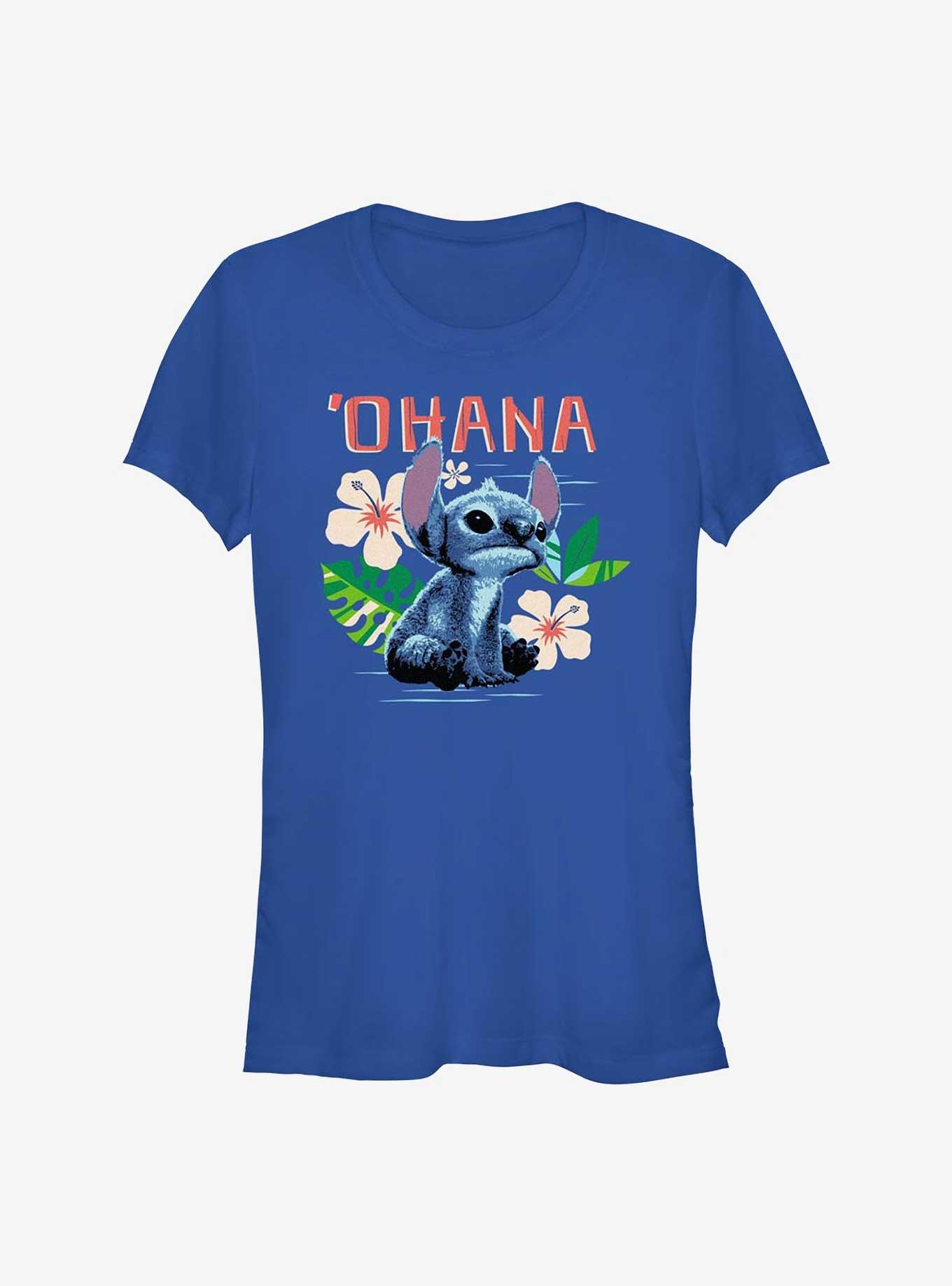 Disney Lilo & Stitch Live Action Always Ohana Girls T-Shirt, ROYAL, hi-res