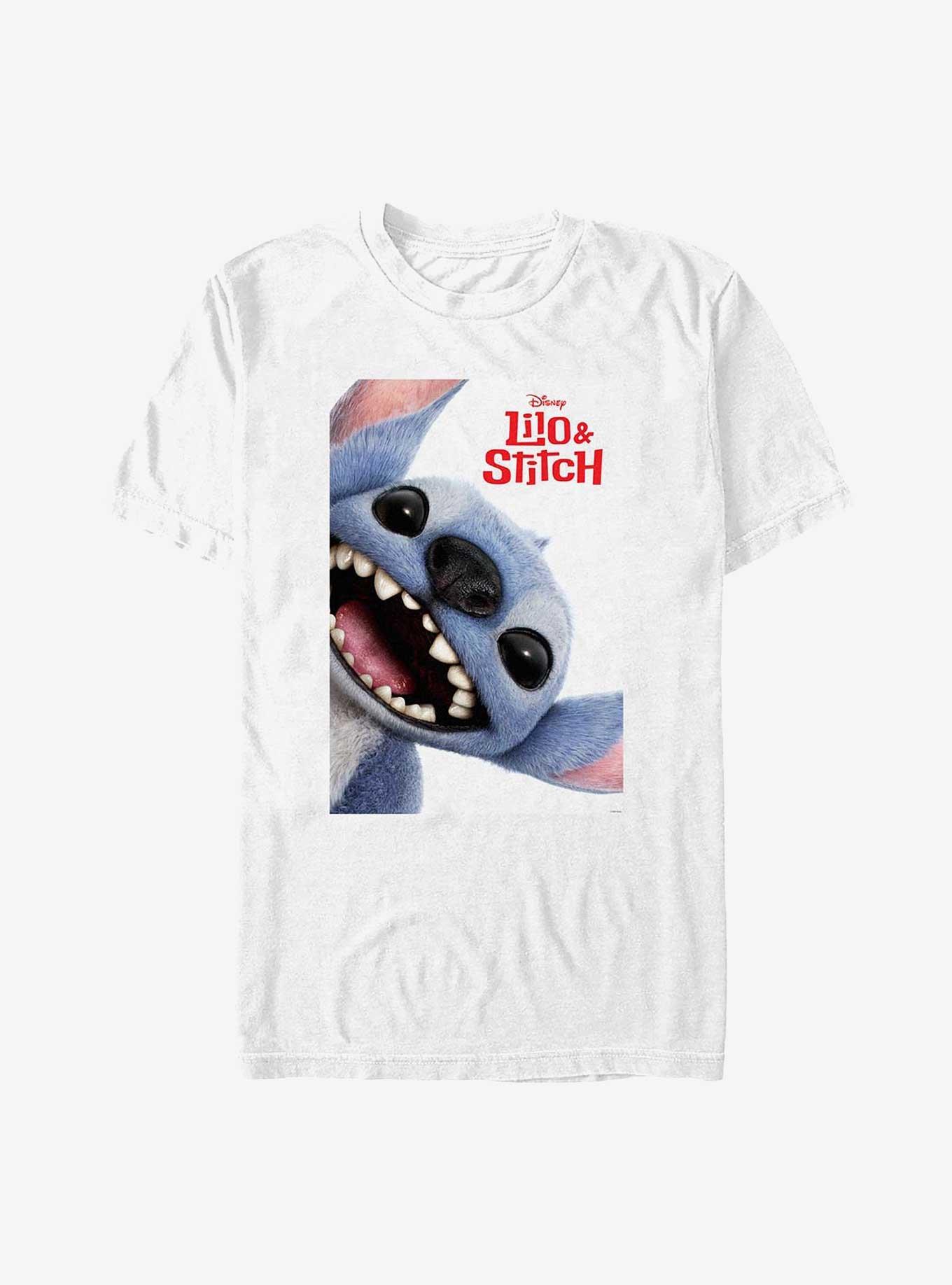 Disney Lilo & Stitch Live Action Poster Stitch Face T-Shirt, , hi-res