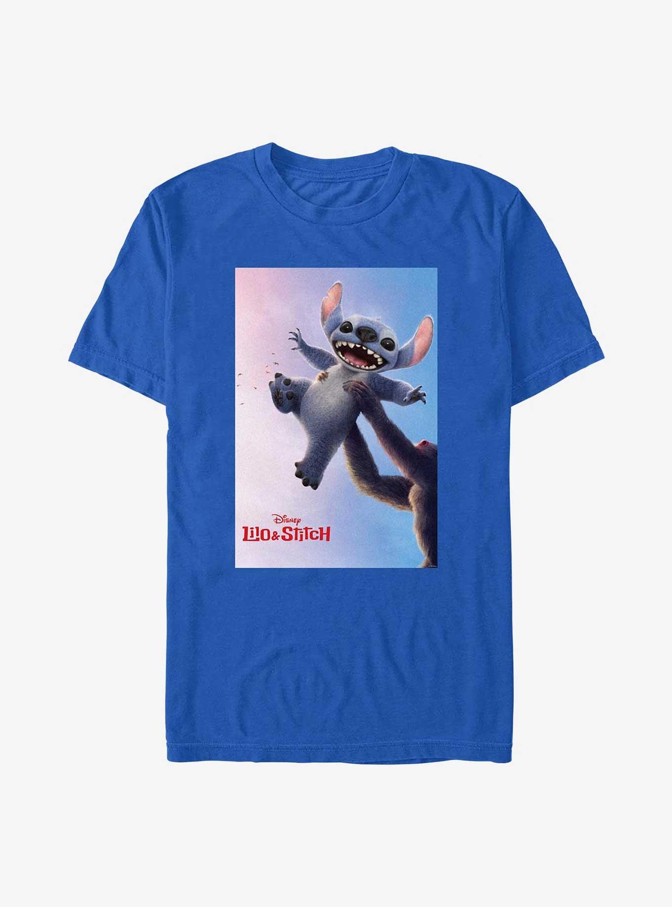 Disney Lilo & Stitch Live Action Stitch And Rafiki Poster T-Shirt, , hi-res