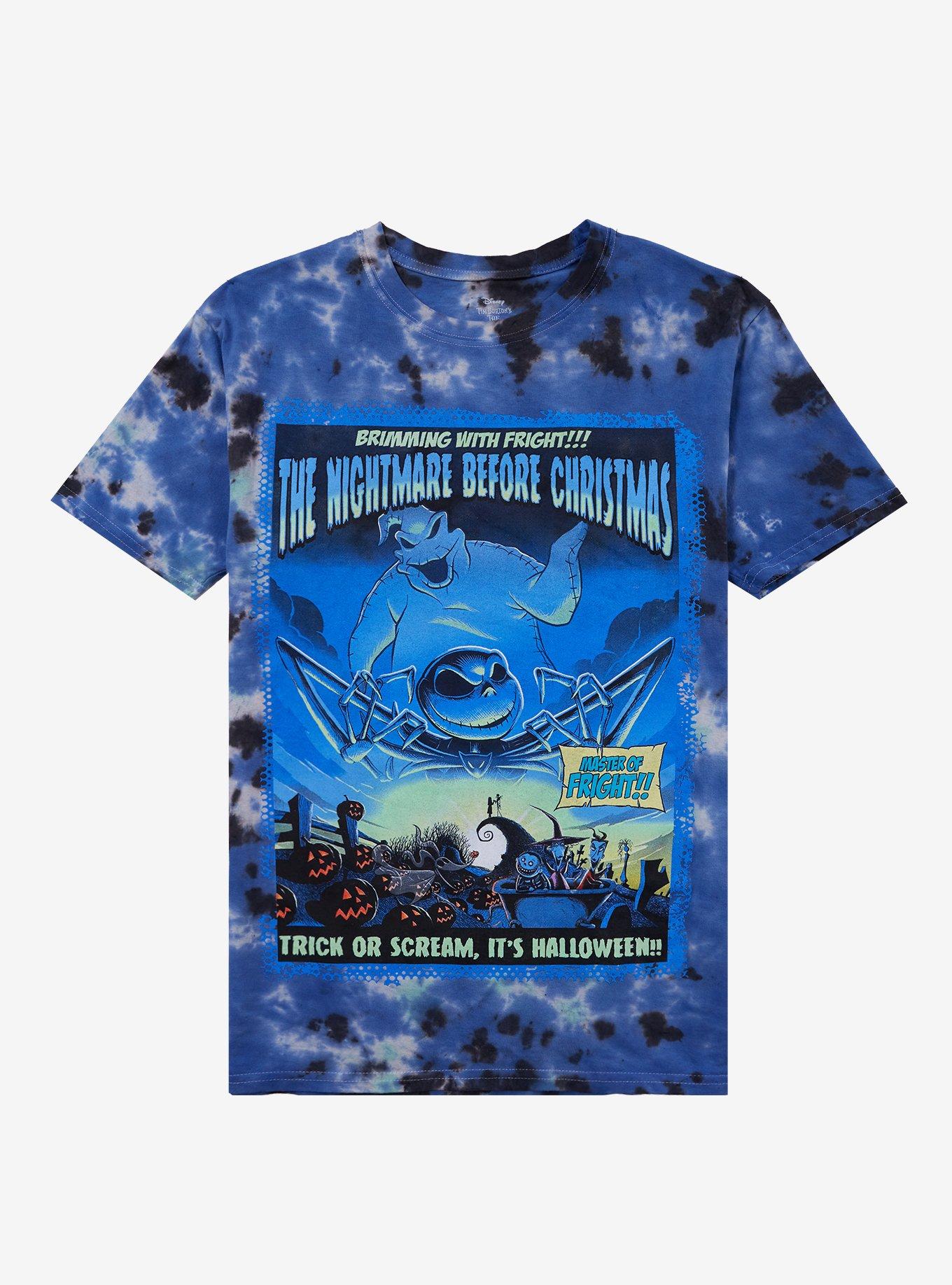 The Nightmare Before Christmas Oogie Boogie Tie-Dye Girls T-Shirt, , hi-res