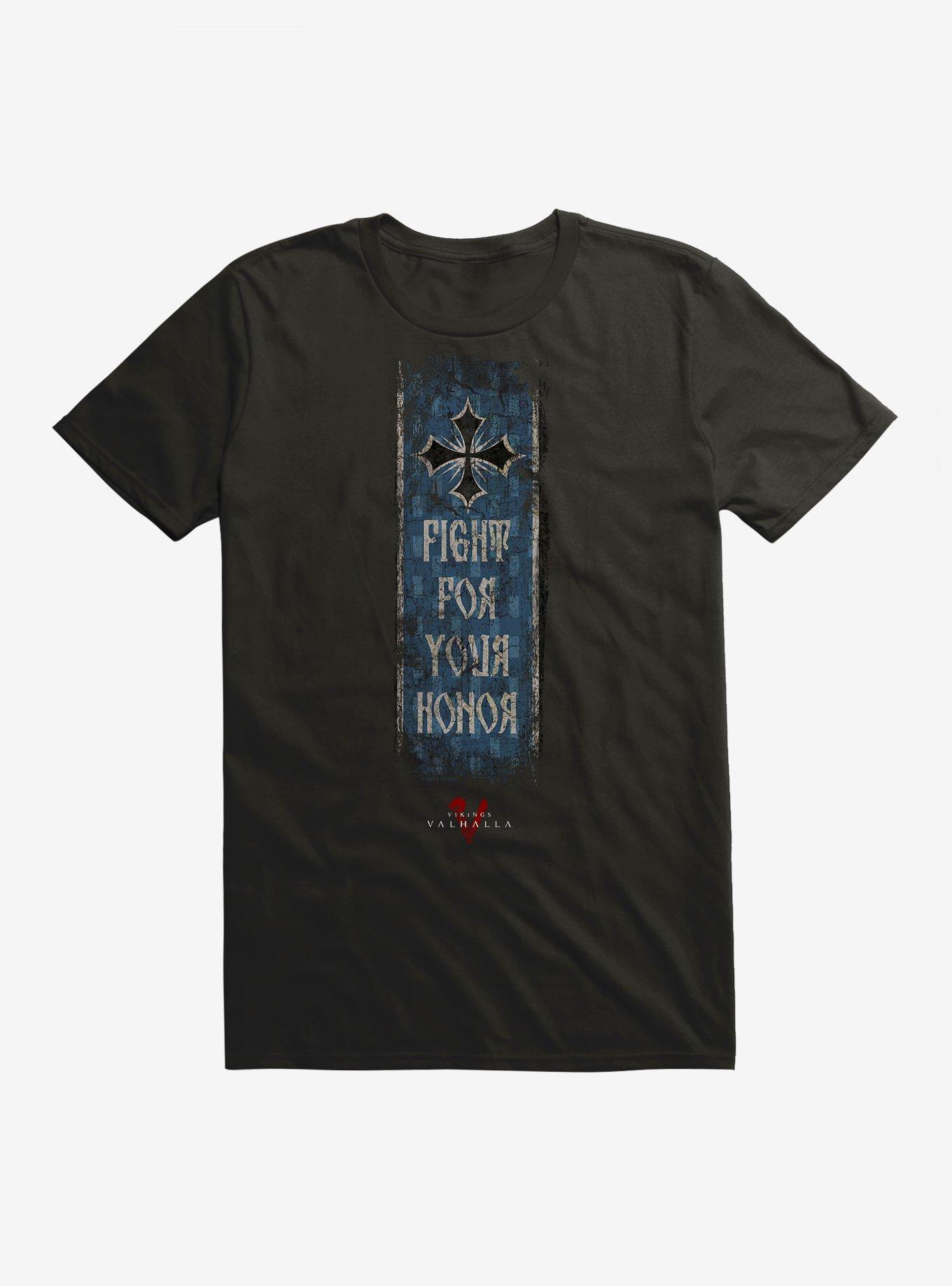 Vikings: Valhalla Fight For Honor T-Shirt, BLACK, hi-res