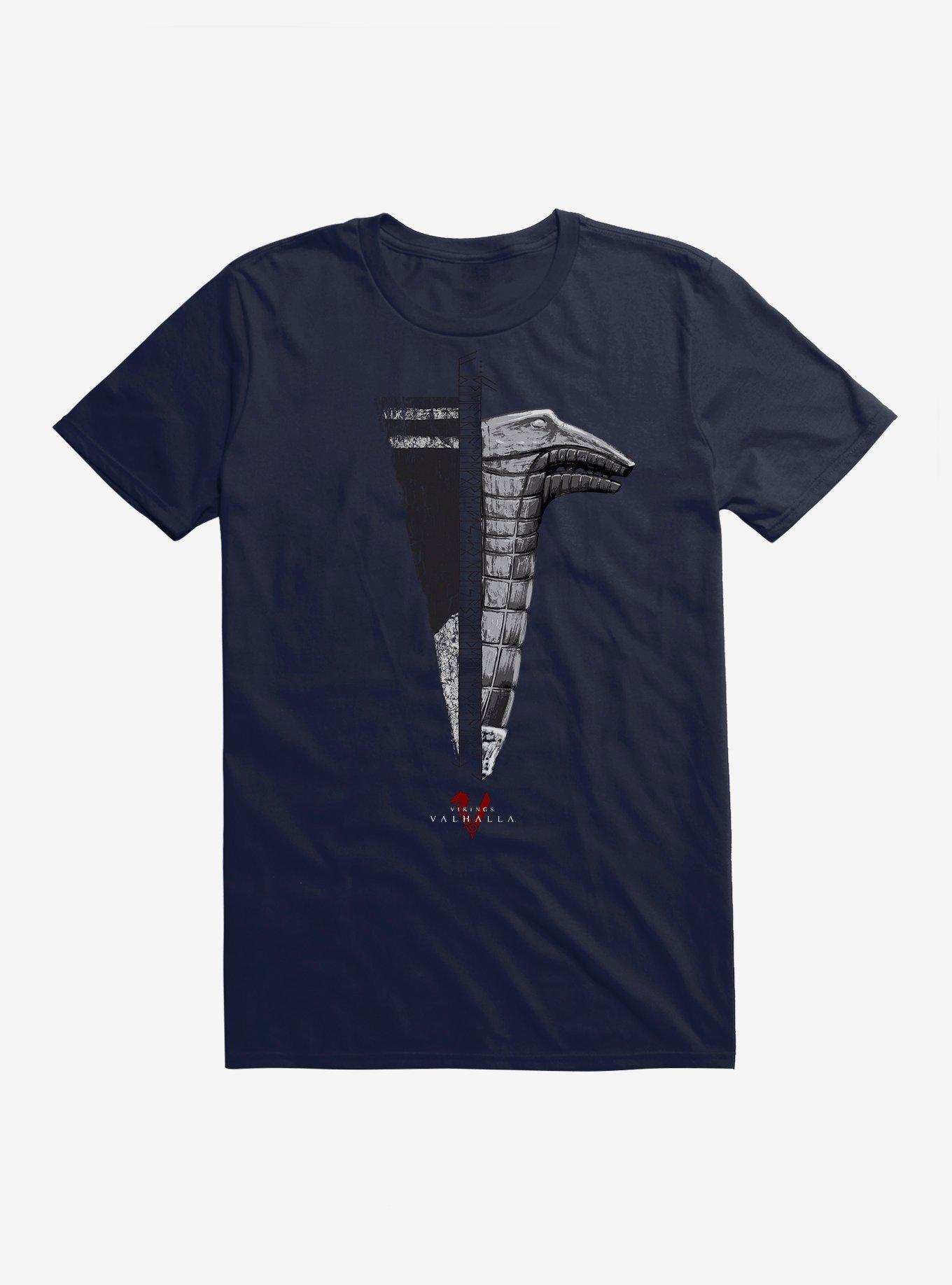 Vikings: Valhalla Figurehead T-Shirt, NAVY, hi-res