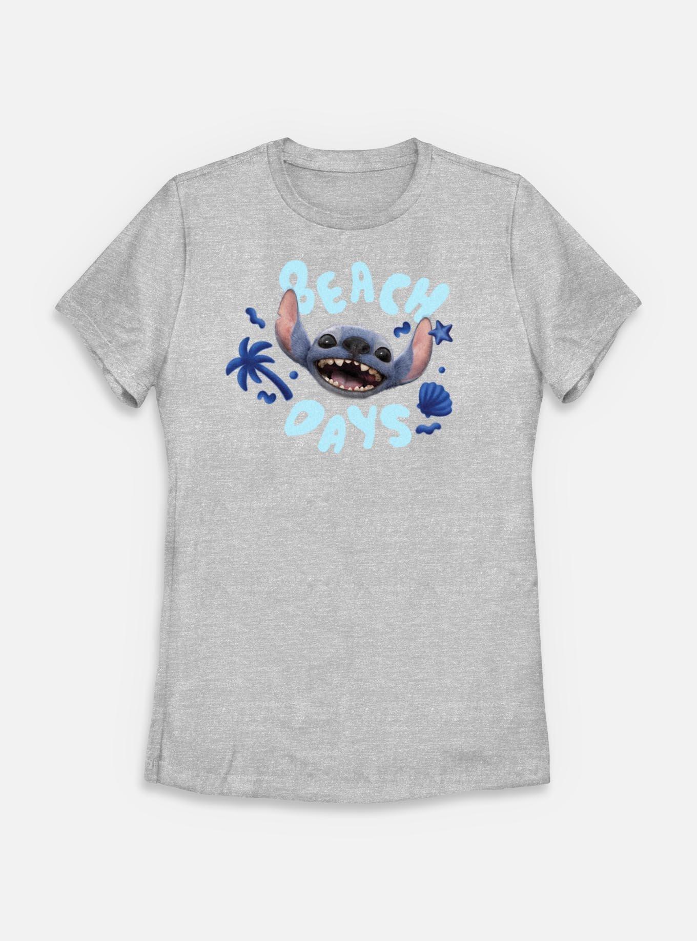 Disney Lilo & Stitch Live Action Beach Days Stitch Womens T-Shirt,New Products : American Fashion Style Bags On Sale