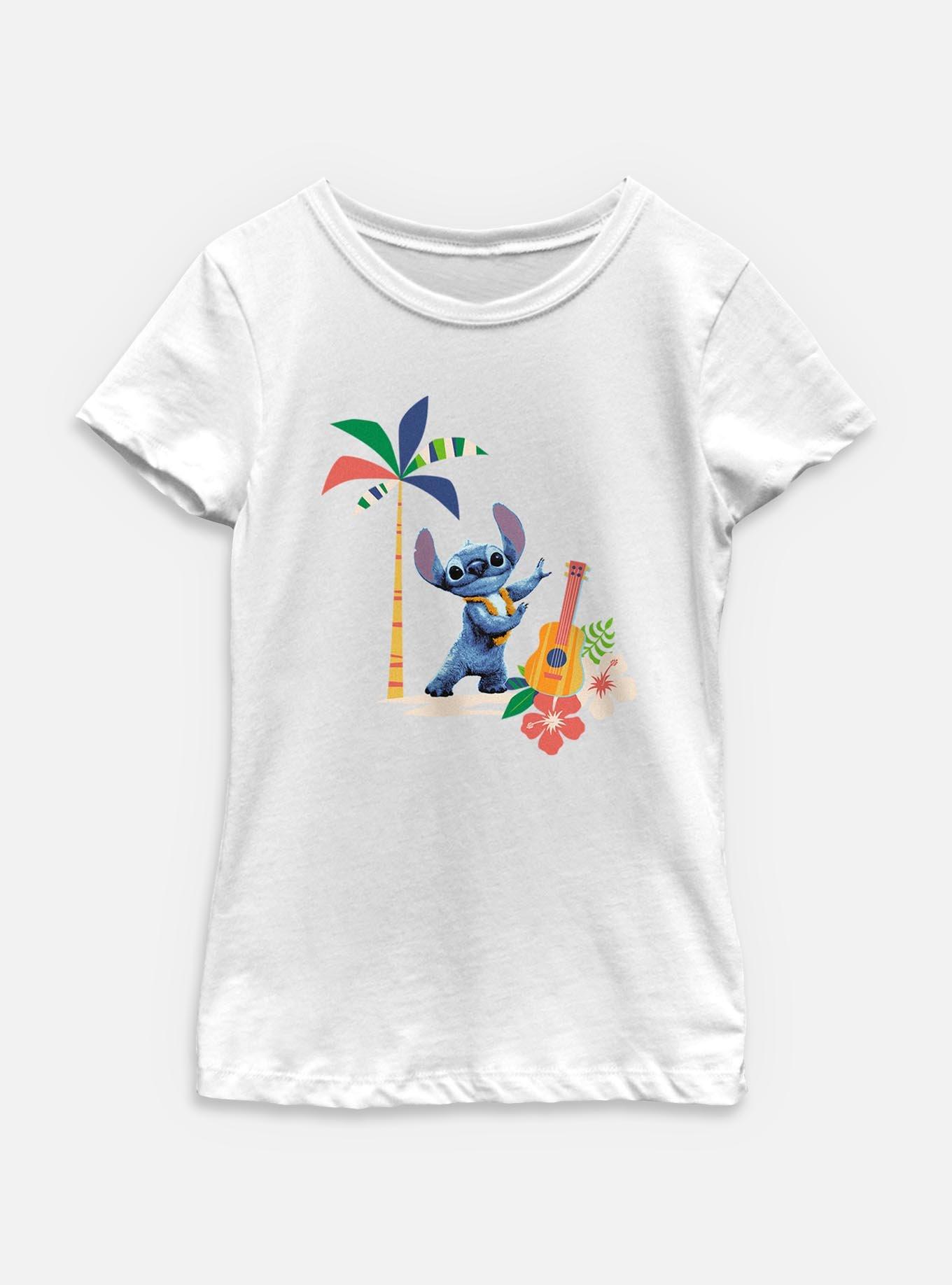 Disney Lilo & Stitch Live Action Dancing Hula Stitch Youth Girls T-Shirt, , hi-res