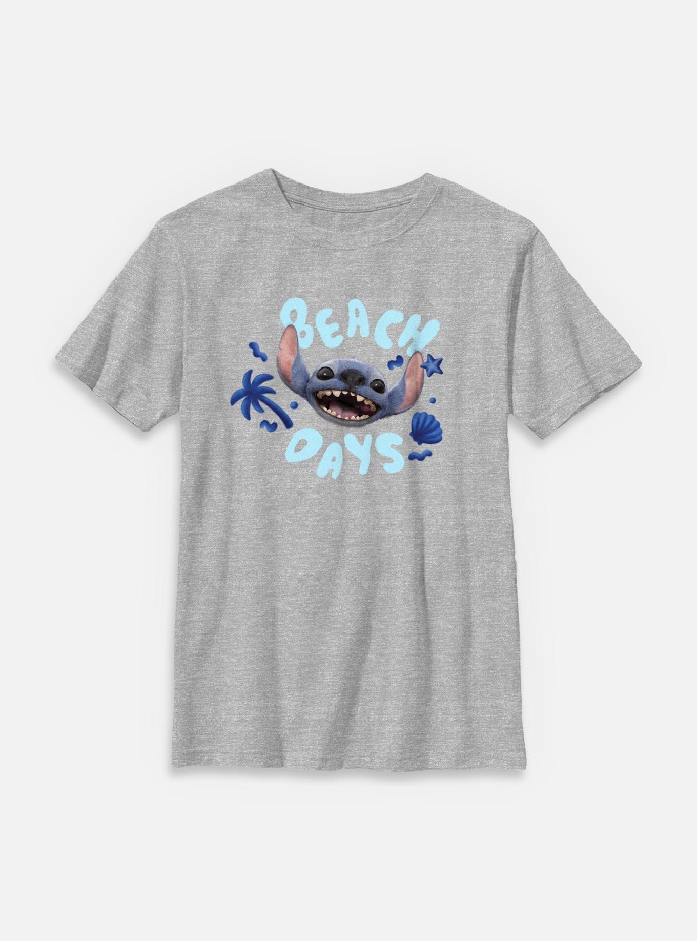Disney Lilo & Stitch Live Action Beach Days Stitch Youth T-Shirt