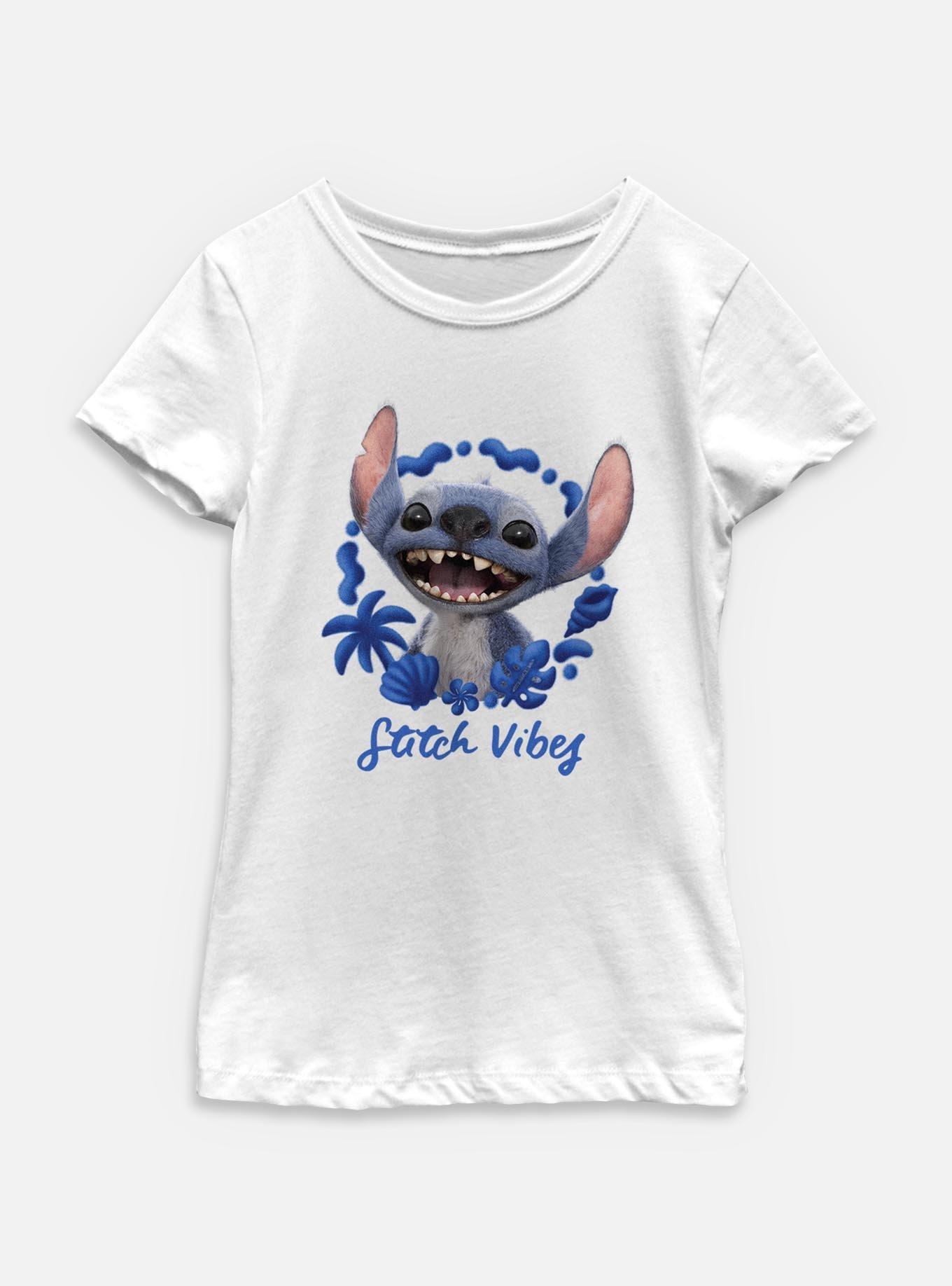 Disney Lilo & Stitch Live Action Stitch Vibes Youth Girls T-Shirt, , hi-res