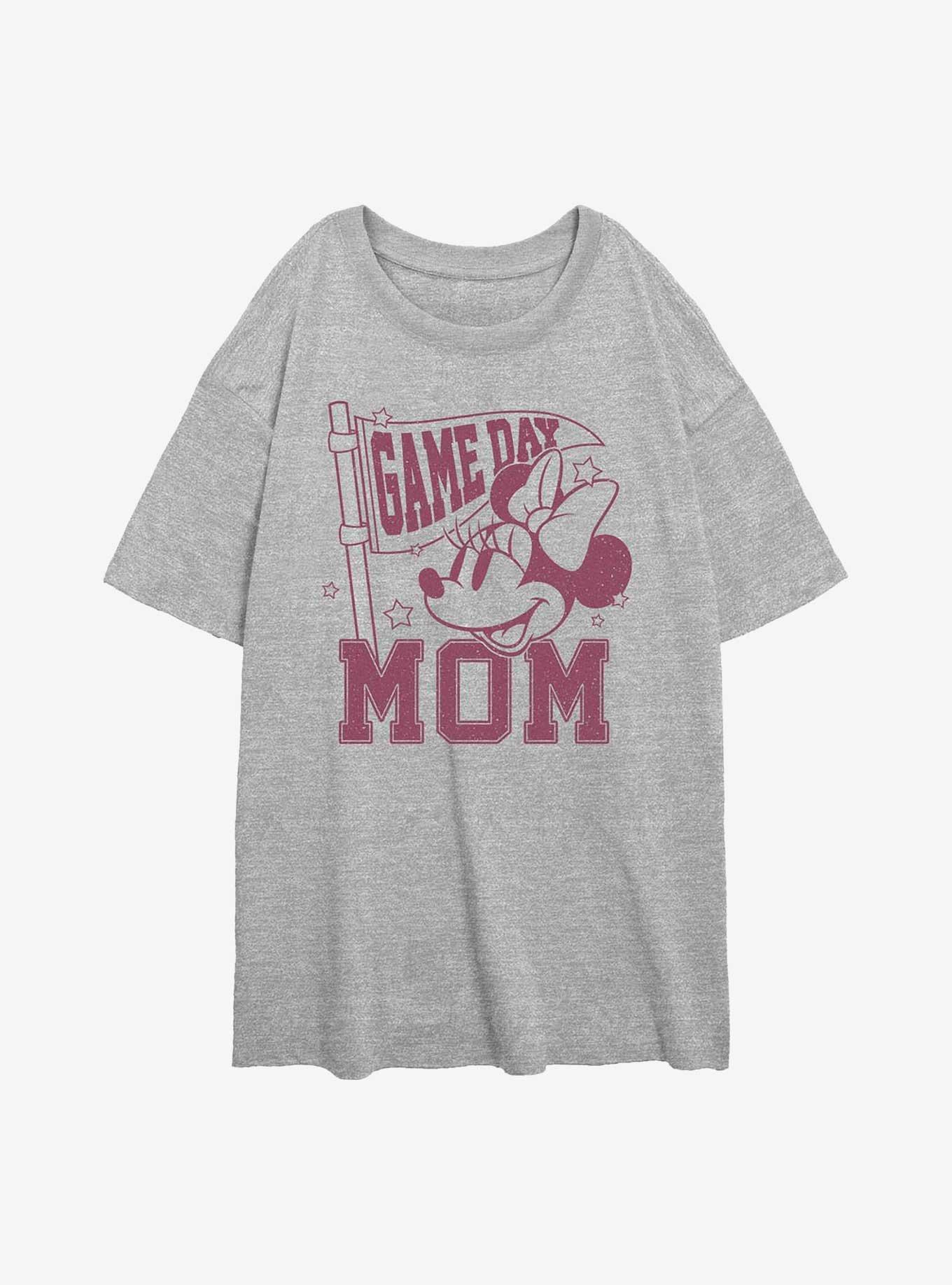 Disney Minnie Mouse Game Day Mom Girls Oversized T-Shirt, , hi-res