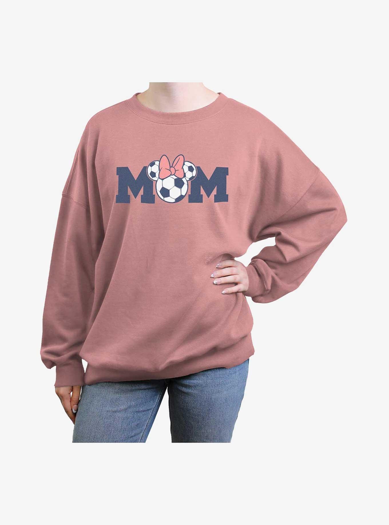 Disney Minnie Mouse Soccer Mom Girls Oversized Sweatshirt, , hi-res