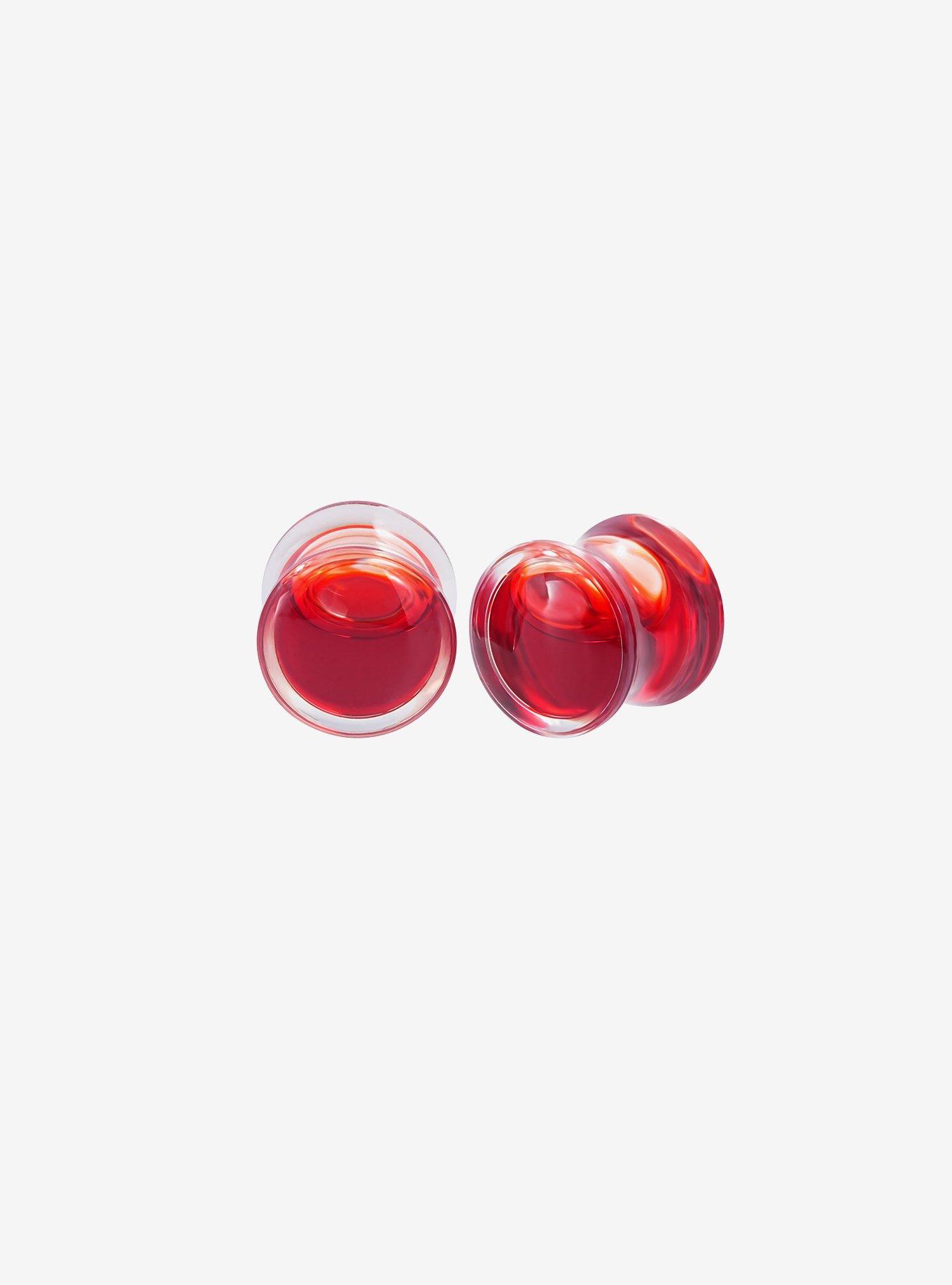 Acrylic Bloody Flare Plug 2 Pack, , hi-res