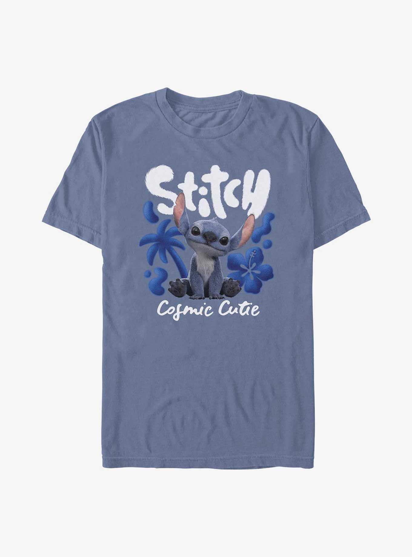 Disney Lilo & Stitch Live Action Cosmic Cutie Garment Dye T-Shirt, BLUEJEAN, hi-res