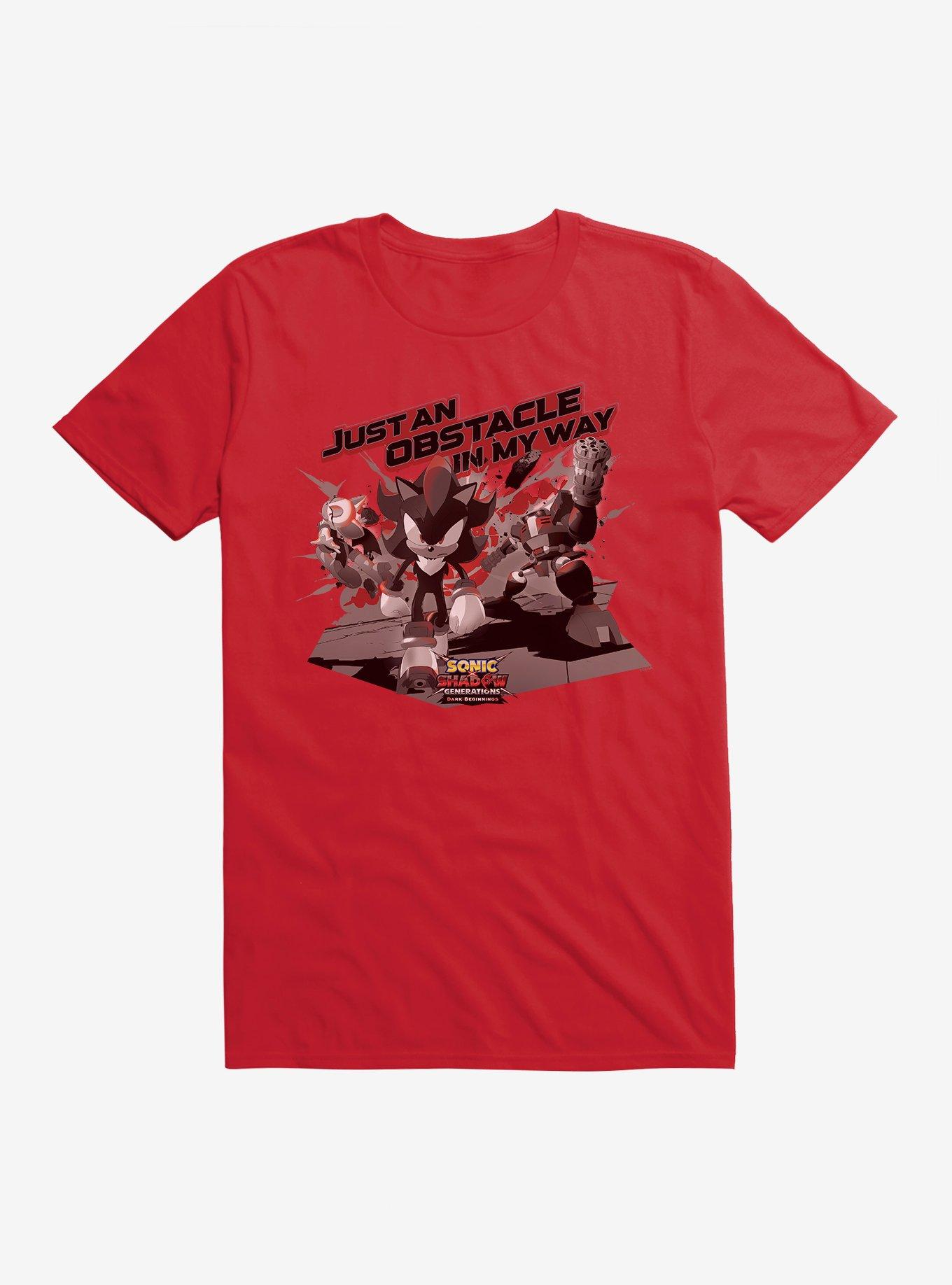 Sonic X Shadow Generations: Dark Beginnings Just An Obstacle In My Way T-Shirt, , hi-res