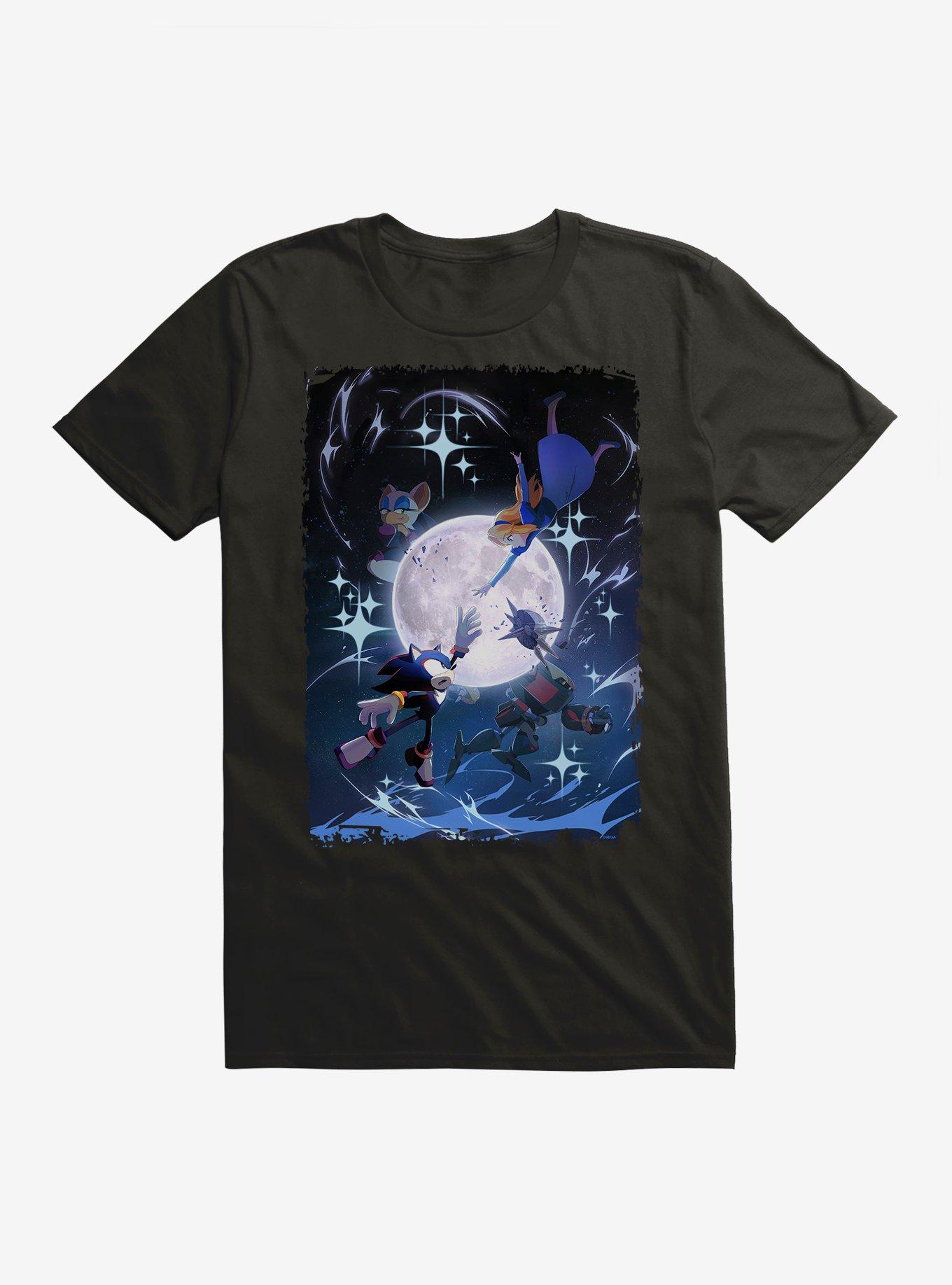 Sonic X Shadow Generations: Dark Beginnings Full Moon T-Shirt 