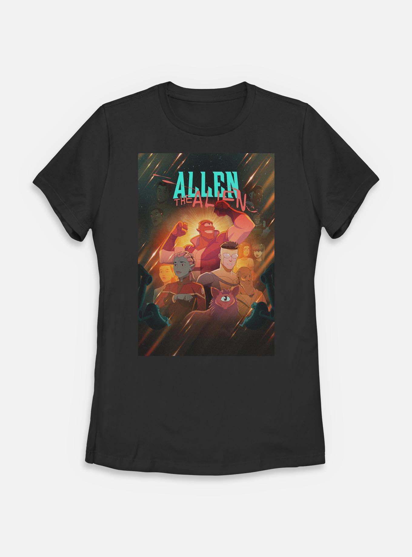 Invincible Allen The Alien Womens T-Shirt,New Products : American Fashion Style Bags On Sale