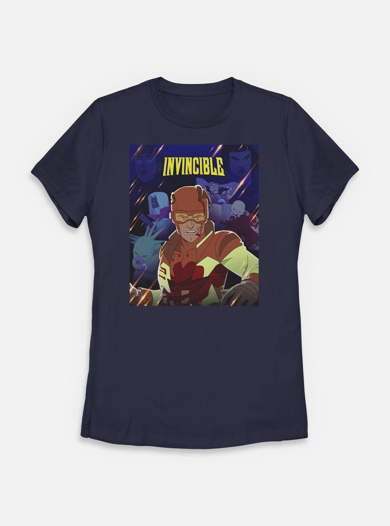 Invincible Poster Episode 6 Womens T-Shirt, NAVY, hi-res