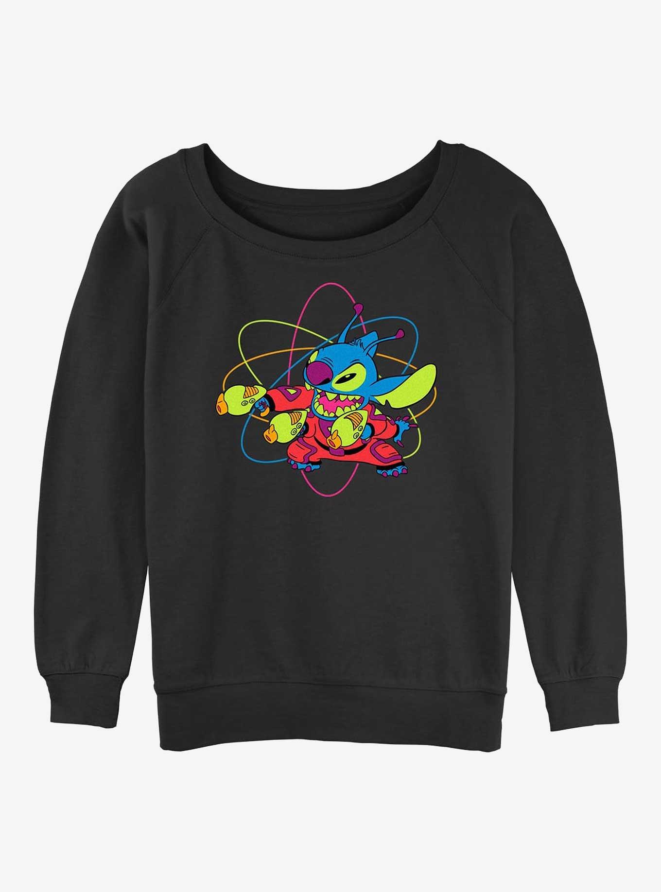 Disney Lilo & Stitch Blaster Sitch Girls Slouchy Sweatshirt, , hi-res
