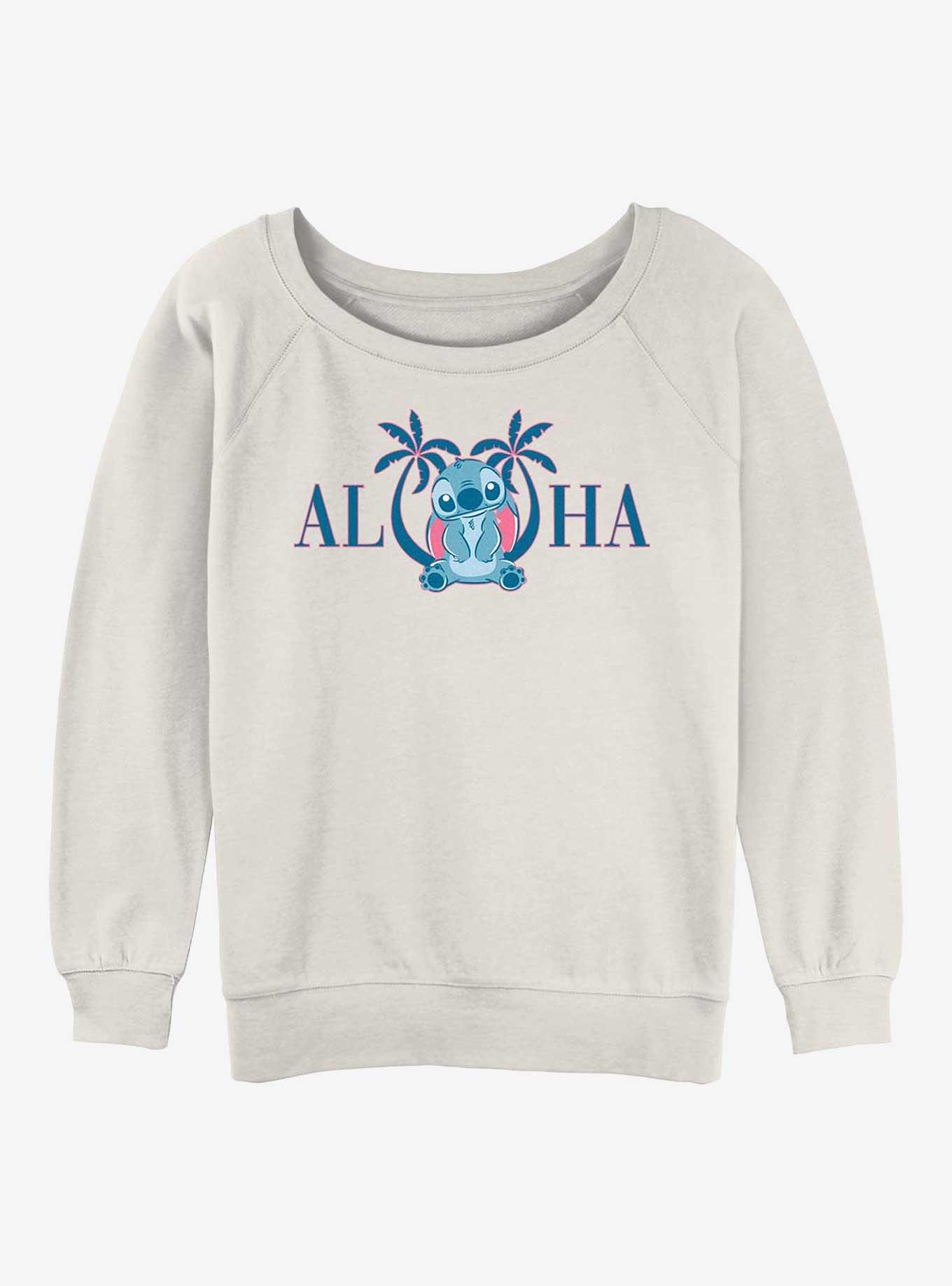 Disney Lilo & Stitch Aloha Beach Club Girls Slouchy Sweatshirt, , hi-res