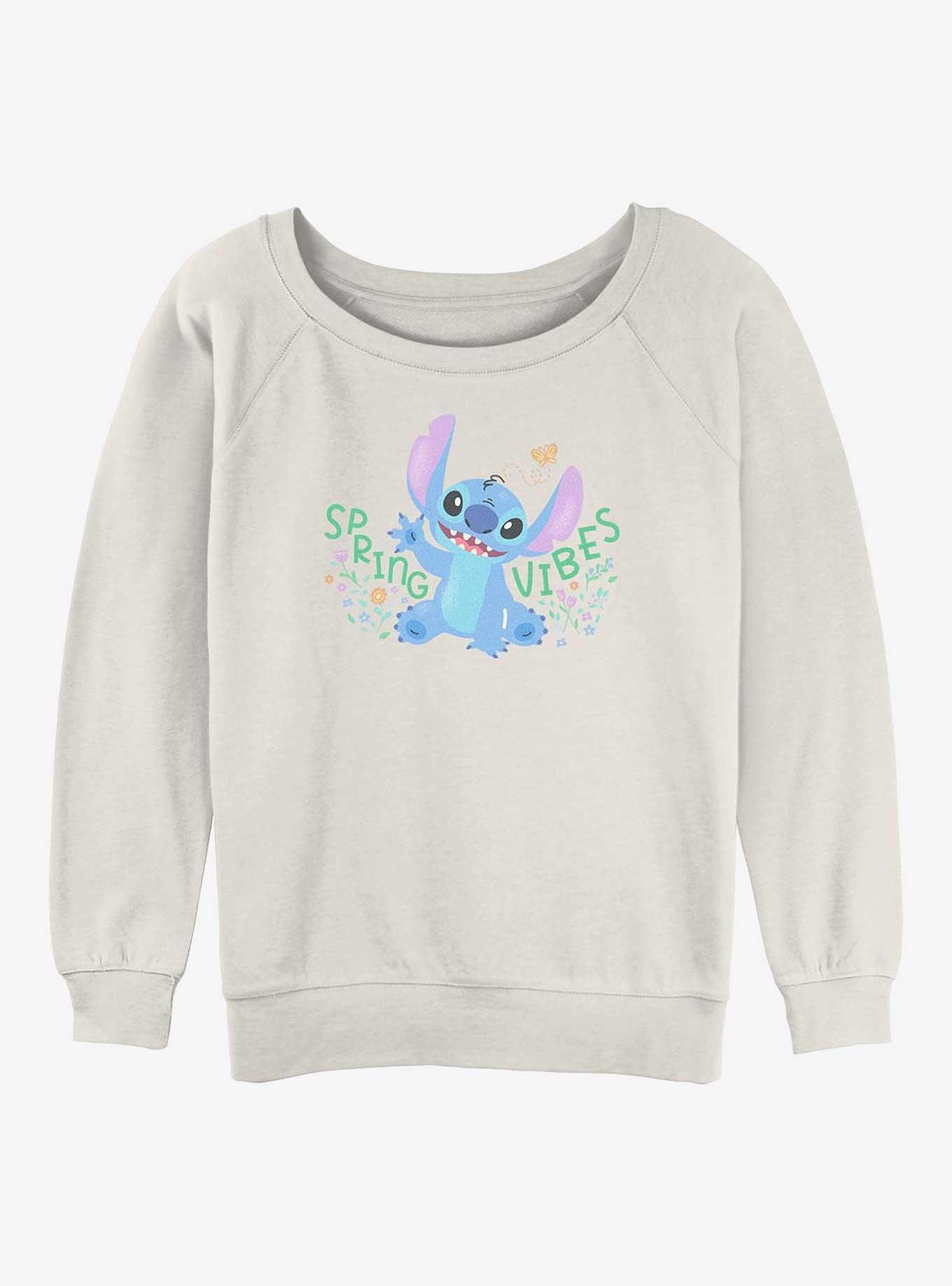 Disney Lilo & Stitch Spring Vibes Girls Slouchy Sweatshirt, , hi-res