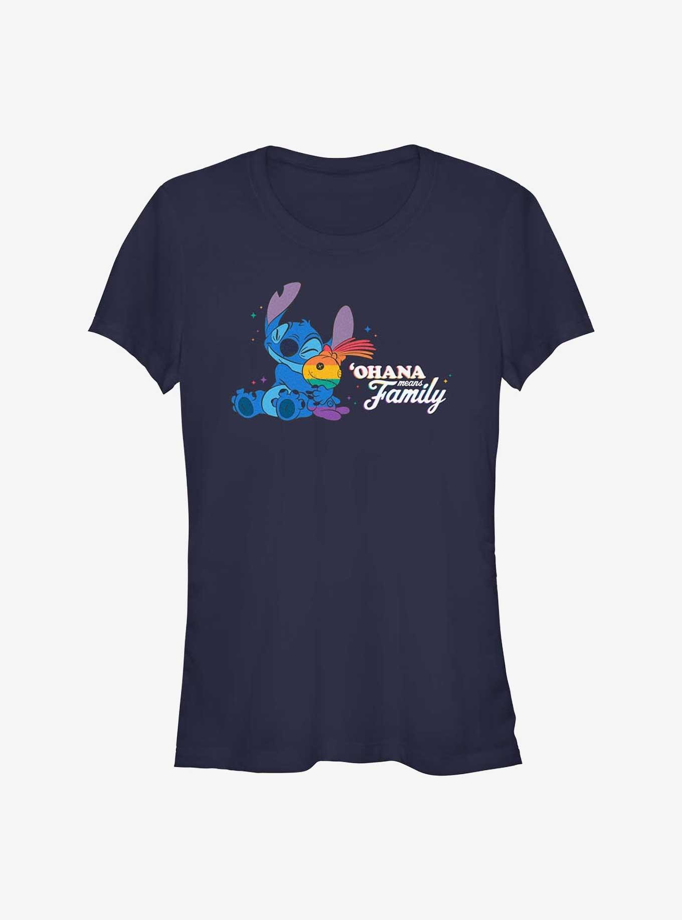 Disney Lilo & Stitch Proud Ohana T-Shirt, NAVY, hi-res