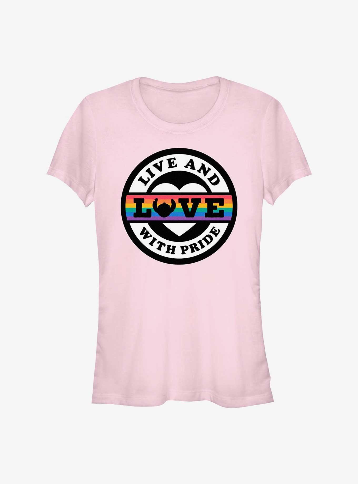 Disney Lilo & Stitch Live & Love With Pride T-Shirt, , hi-res