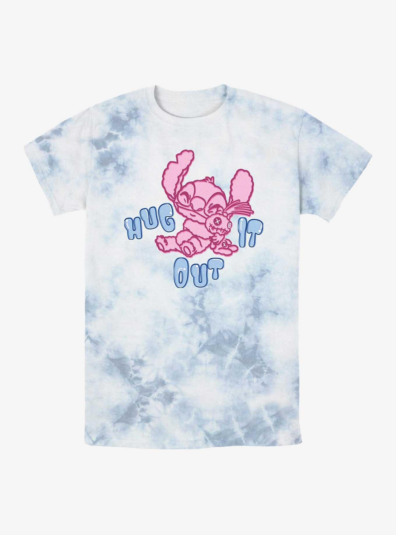 Disney Lilo & Stitch Hug It Out Tie-Dye T-Shirt, WHITEBLUE, hi-res