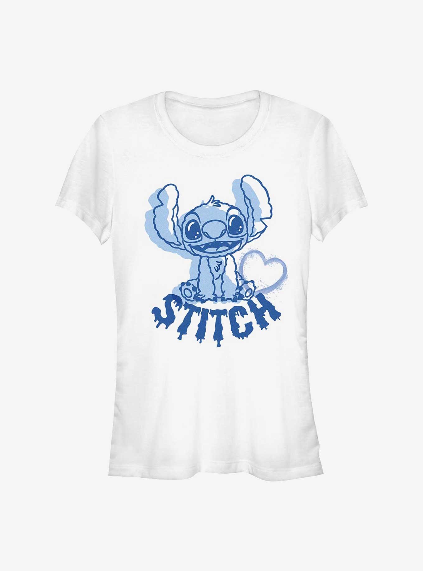 Disney Lilo & Stitch Heart Girls T-Shirt, WHITE, hi-res
