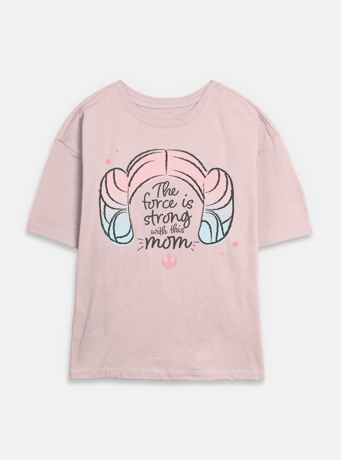 Star Wars The Force Is Strong With This Mom Womens Skimmer T-Shirt, , hi-res