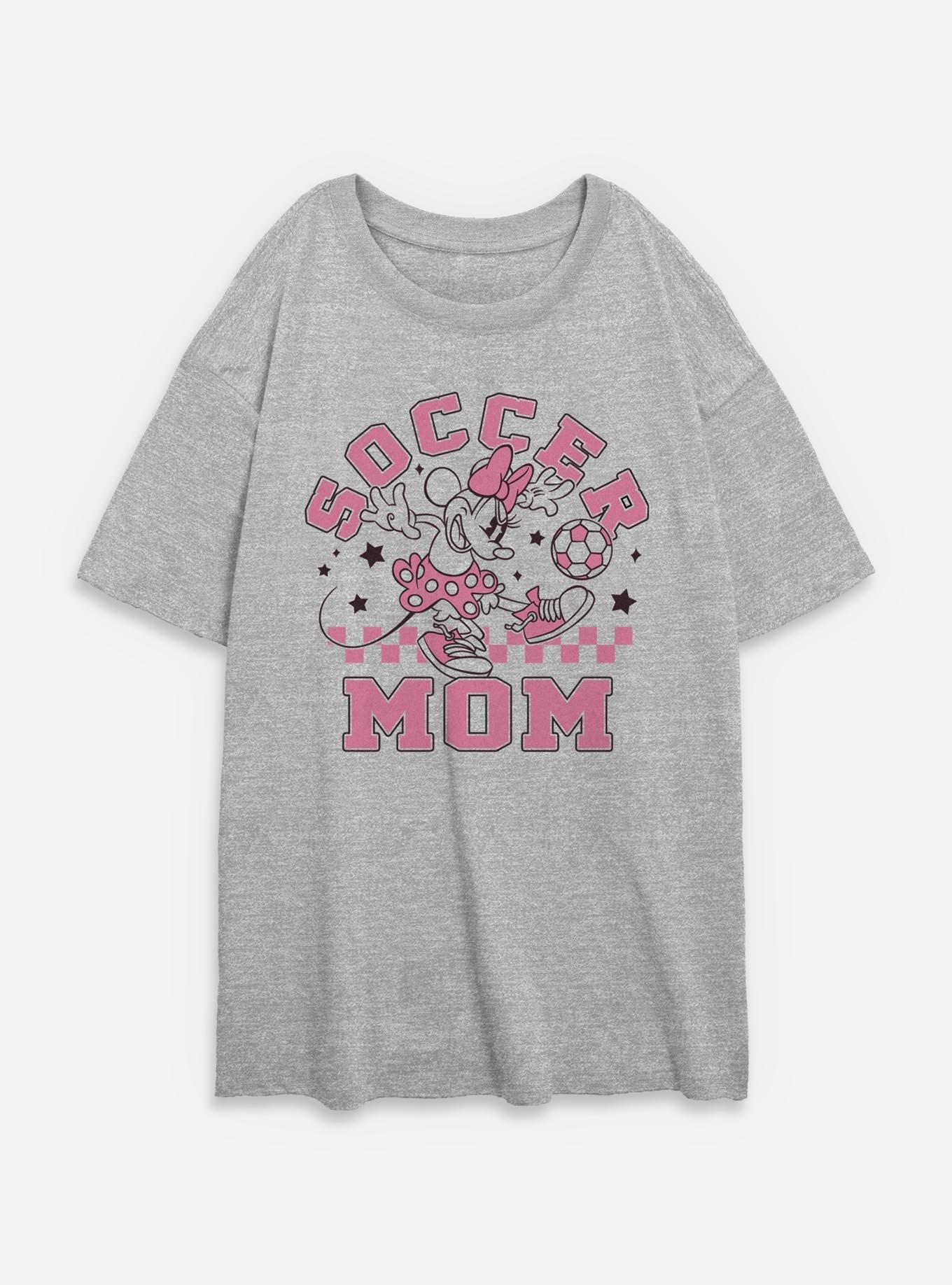 Disney Minnie Mouse Soccer Mom Womens Oversized T-Shirt, , hi-res