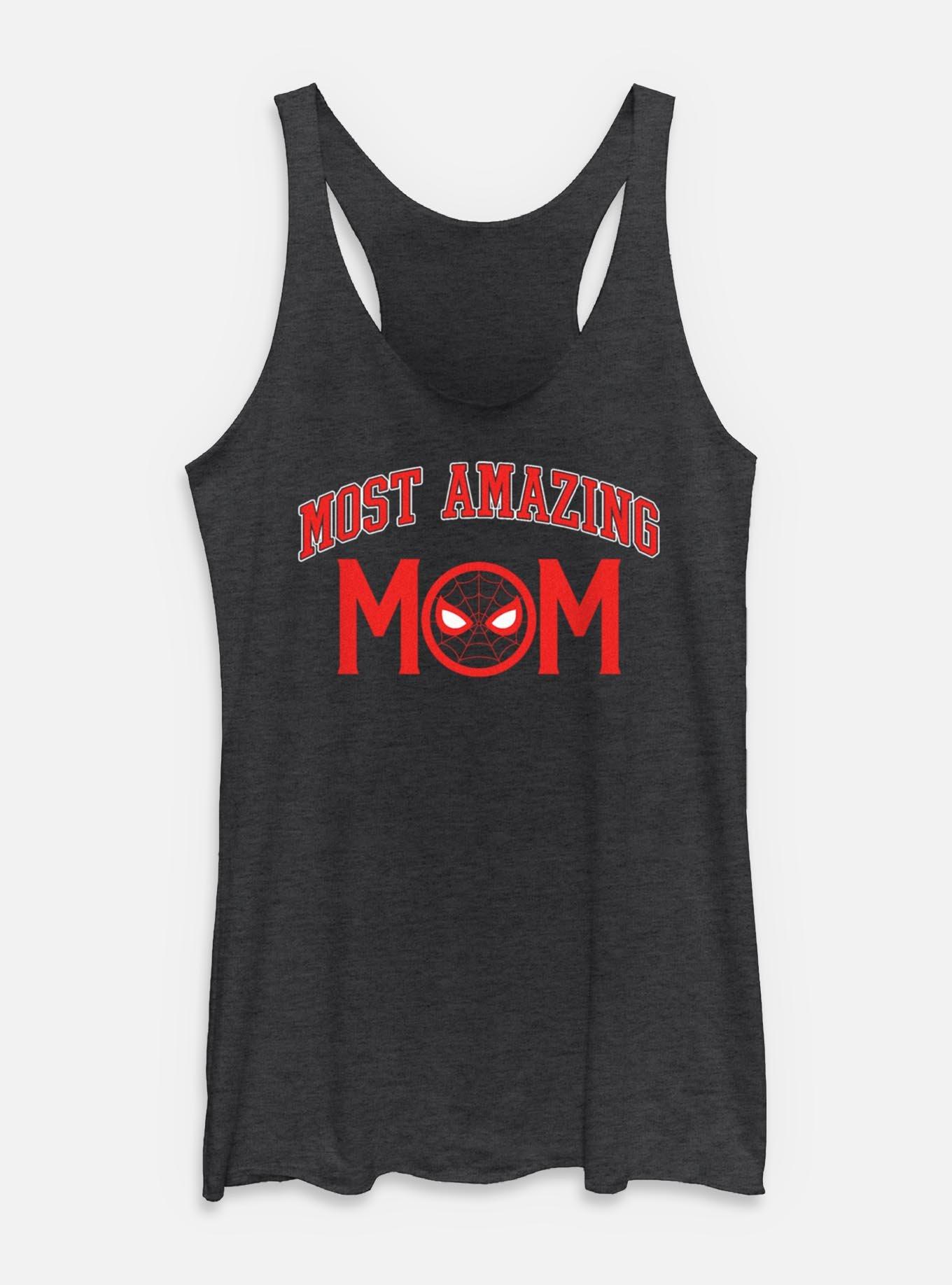 Marvel Spider-Man Most Amazing Collegiate Mom Womens Tank Top,New Products : American Fashion Style Bags On Sale