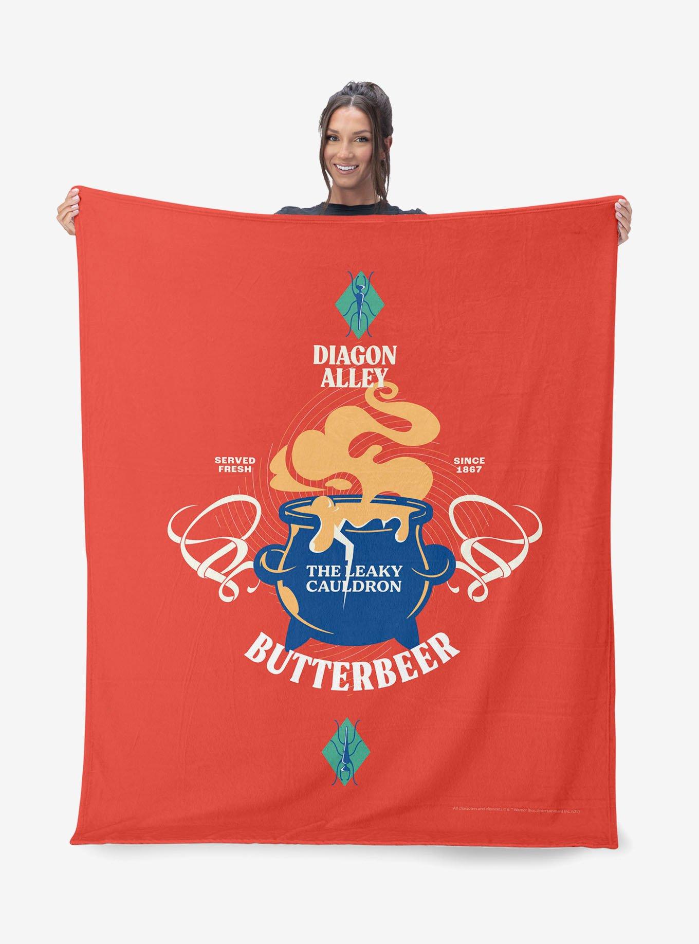 Harry Potter Leaky Cauldron Silk Touch Sherpa Throw Blanket, , hi-res
