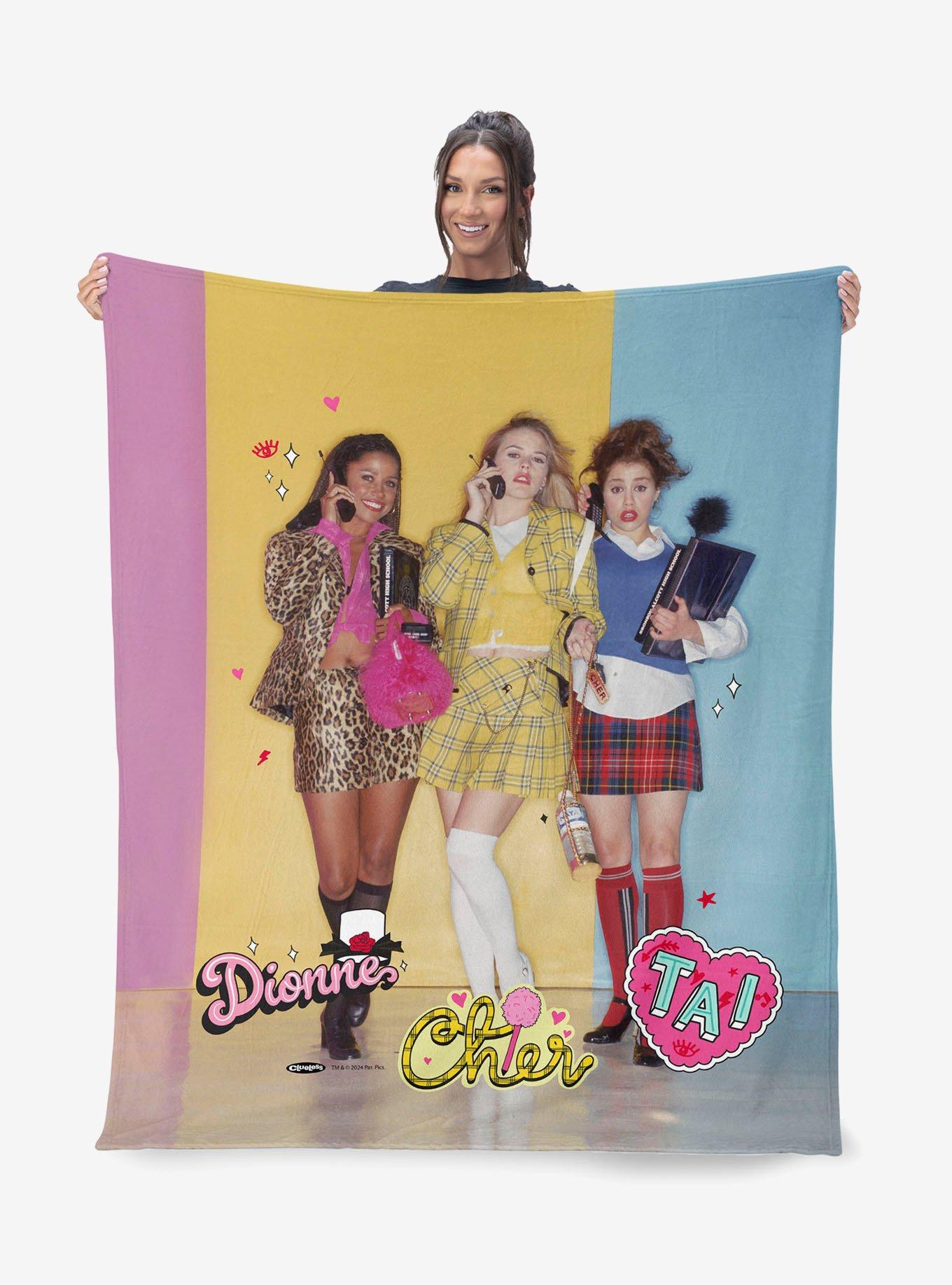 Clueless Dionne Cher Tai Silk Touch Sherpa Throw Blanket,New Products : American Fashion Style Bags On Sale